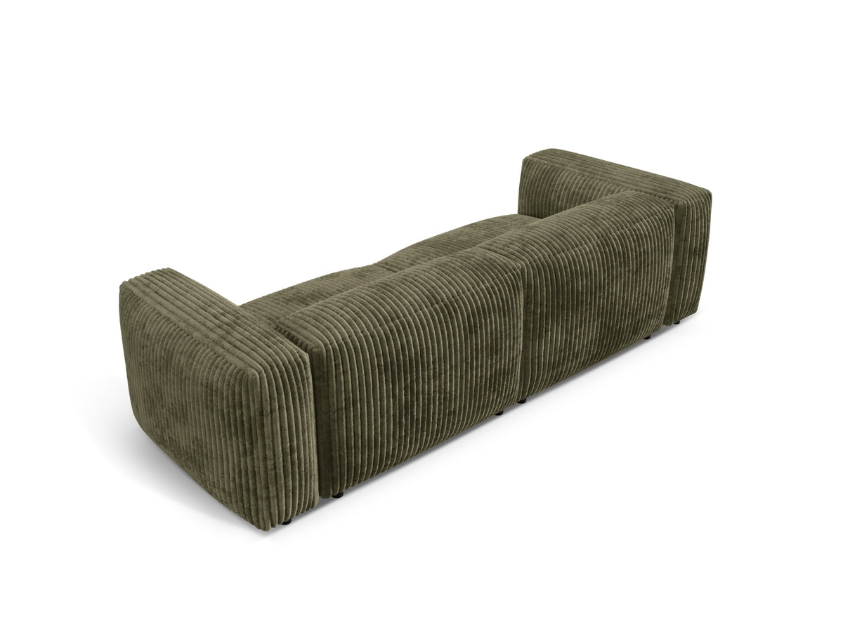 Martina Modulares Sofa 3 Sitzer in Moss Green-Tilia präsentiert im Onlineshop von KAQTU Design AG. 3er Sofa ist von Micadoni