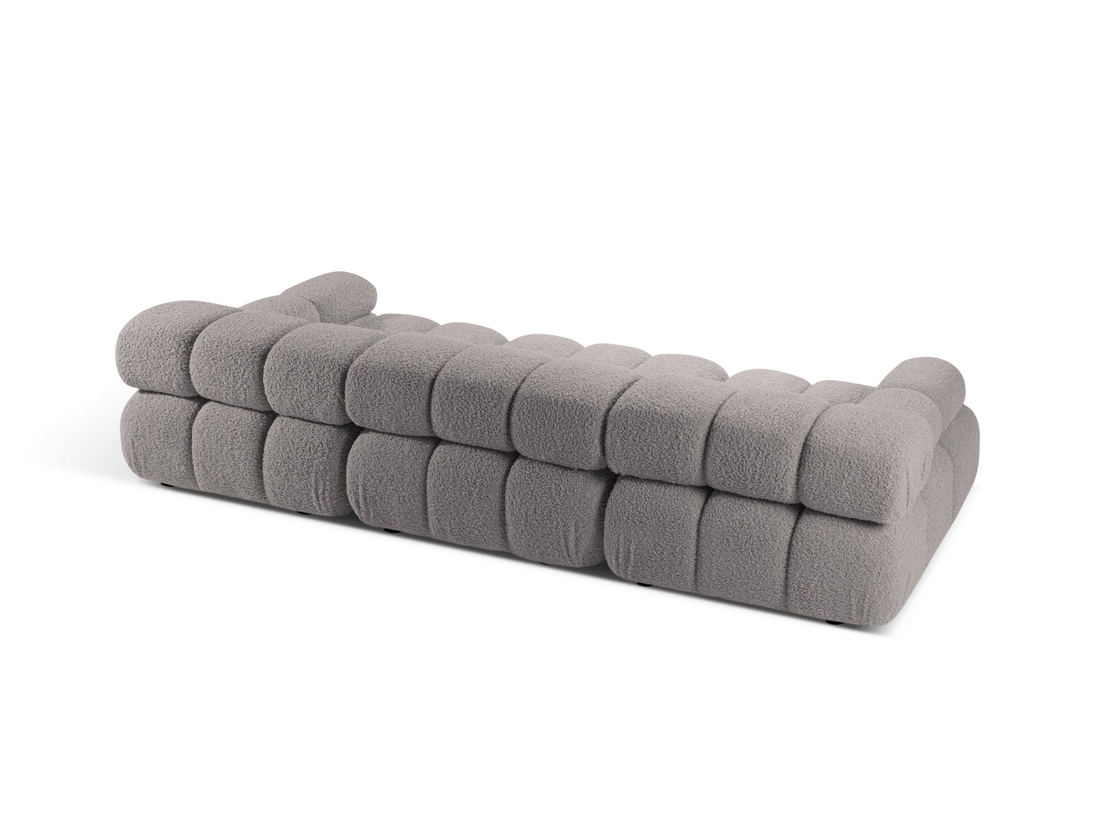 Bellis Boucle modulares Sofa 3 Sitzer 94cm in Light Grey präsentiert im Onlineshop von KAQTU Design AG. 3er Sofa ist von Micadoni
