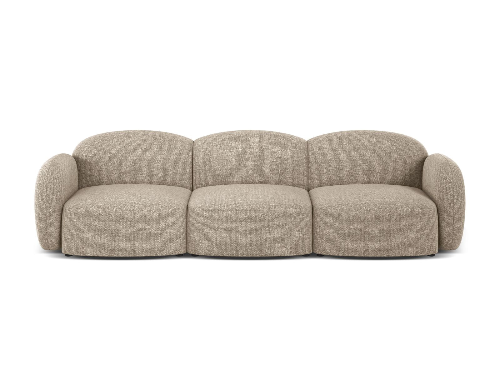 3-Sitzer Sofa Blair in Dark Beige-Eden präsentiert im Onlineshop von KAQTU Design AG. 3er Sofa ist von Micadoni