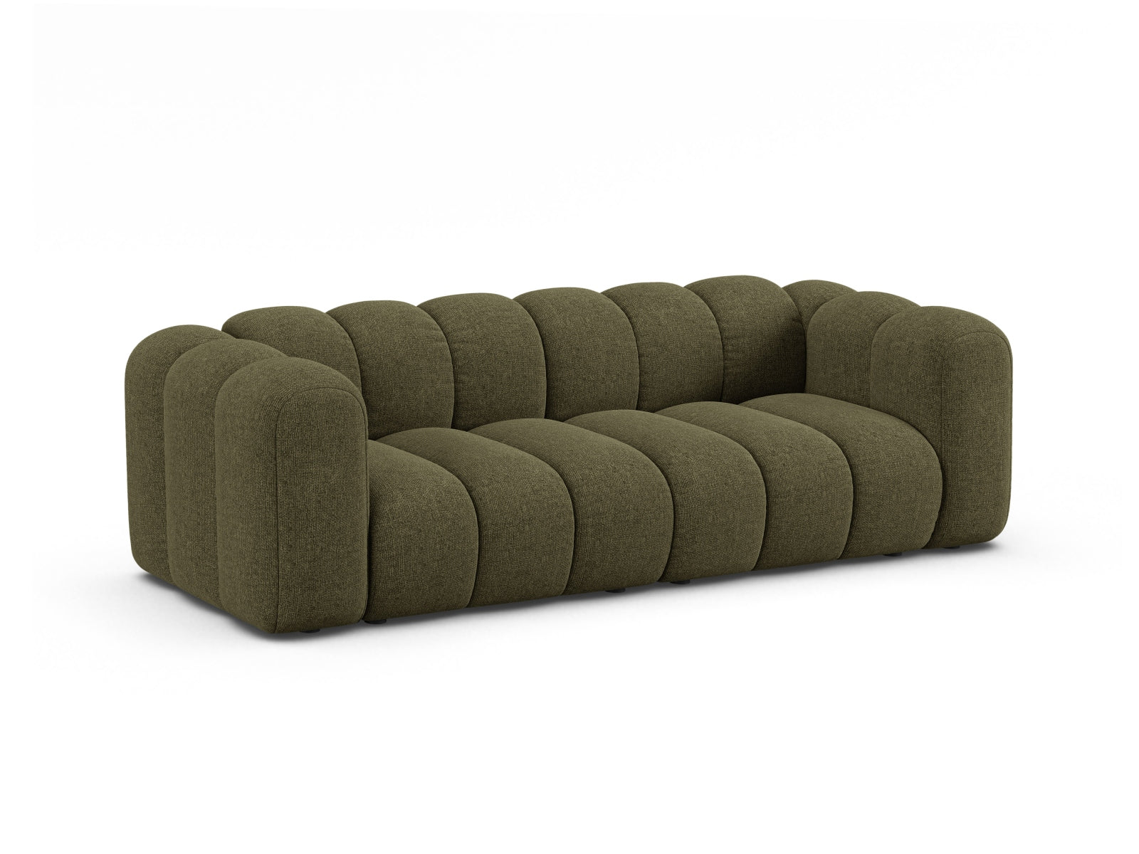 Elegantes Lupine 3-Sitzer Sofa in der Farbe Green-Eden, stilvoll und modern, ideal für jedes Wohnzimmer. Hochwertige Verarbeitung von Micadoni.