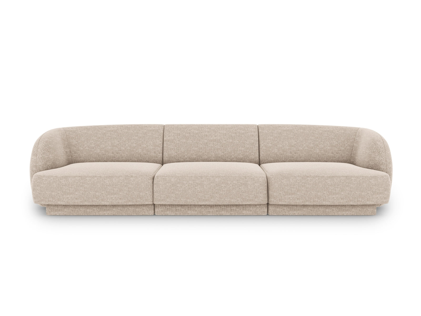 Miley Sofa 3 Sitzer in Beige-Eden präsentiert im Onlineshop von KAQTU Design AG. 3er Sofa ist von Micadoni