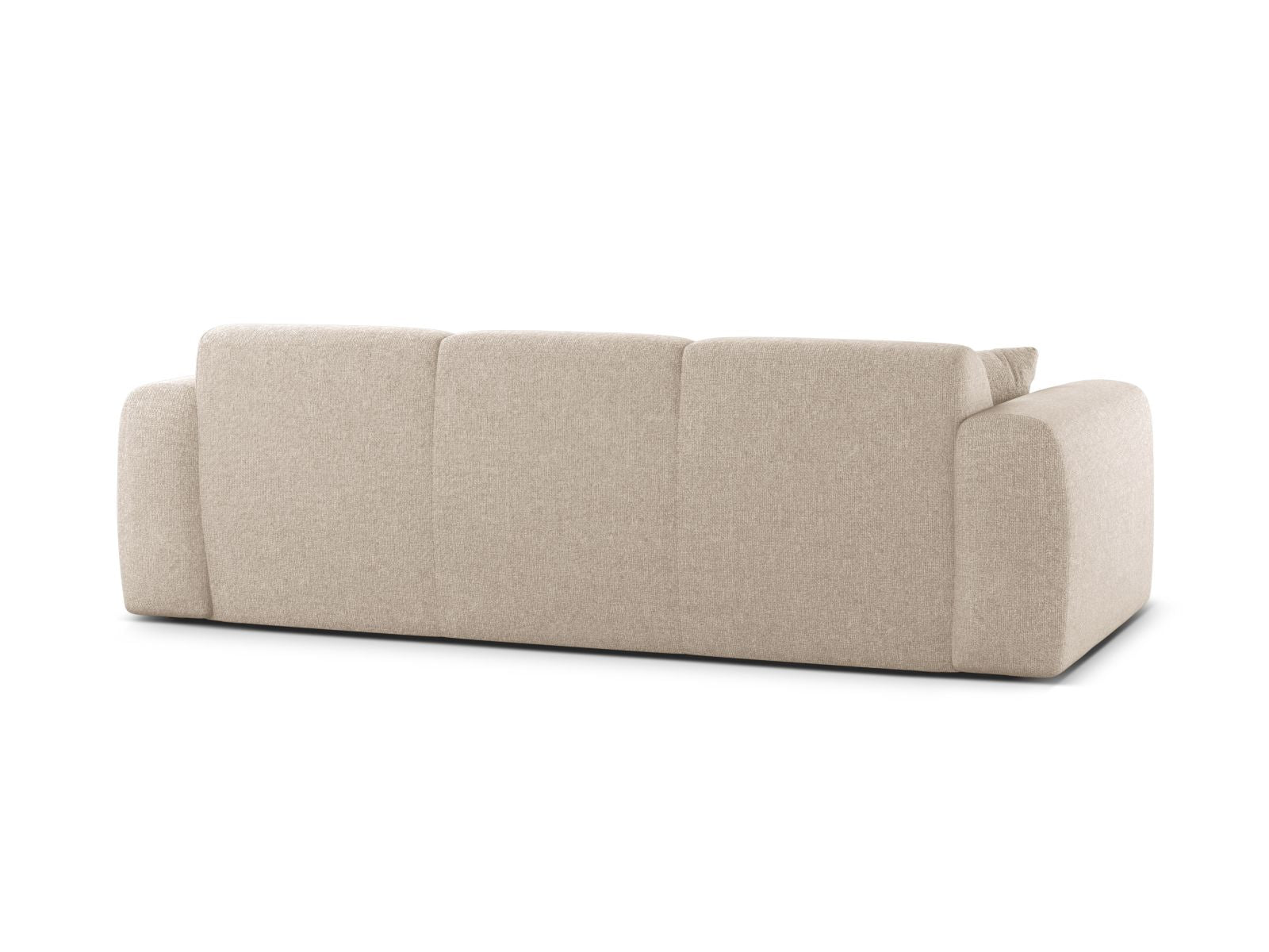 Elegantes 3-Sitzer Sofa Molino in sanftem Beige, ideal für stilvolle Wohnräume. Bequem und modern, gefertigt von Micadoni.