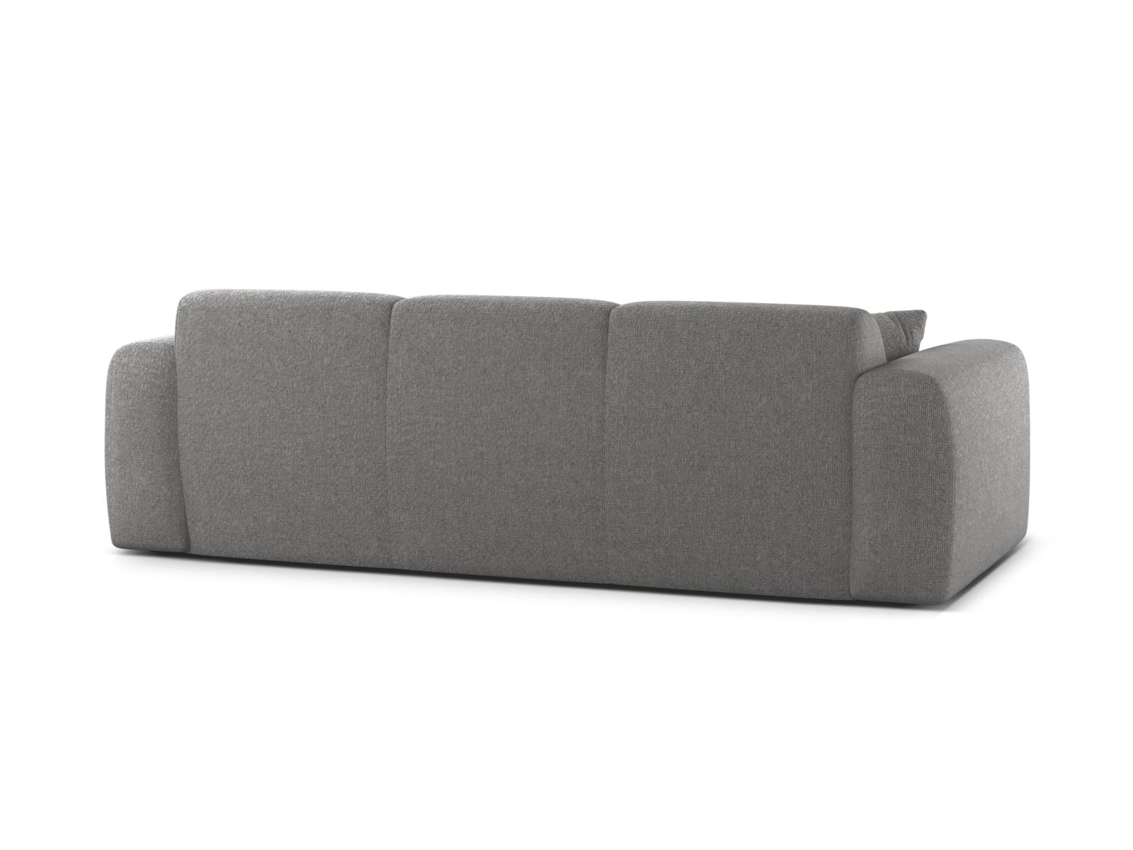 Elegantes 3-Sitzer Sofa Molino in dezentem Grau, ideal für stilvolle Wohnräume und entspannte Abende, erhältlich bei KAQTU.