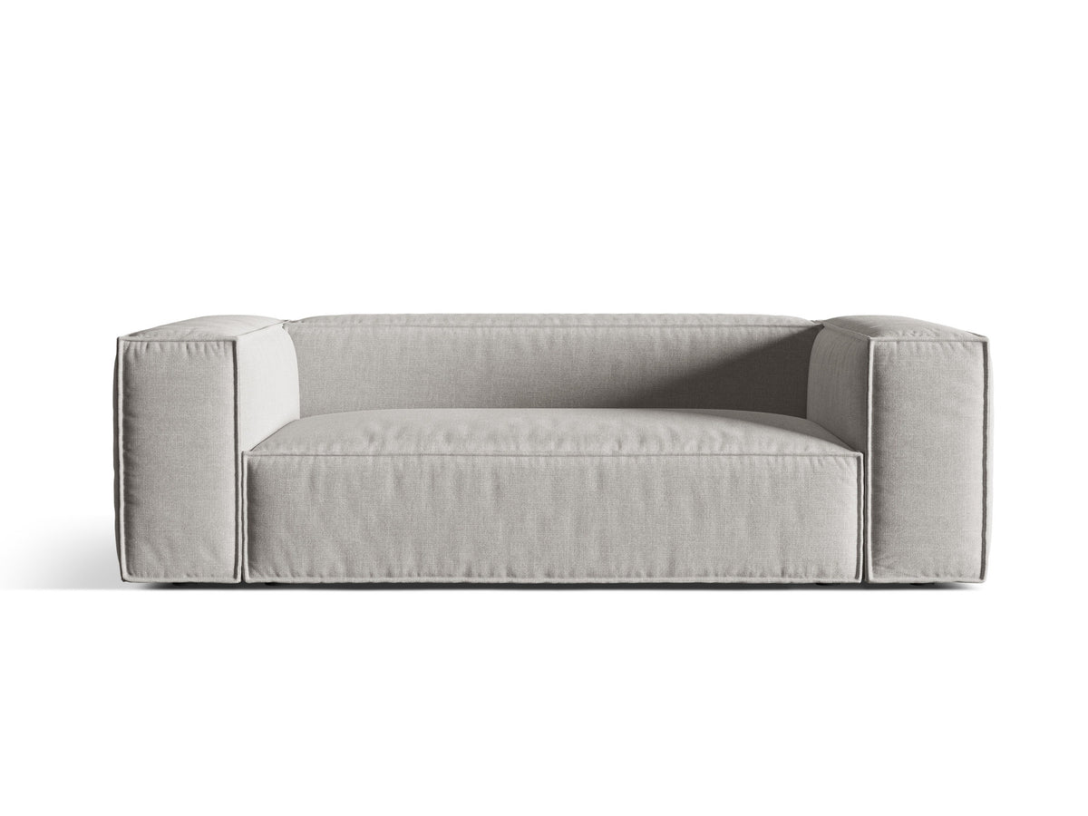 3-Sitzer Sofa Nuria in Light Grey-Liberty präsentiert im Onlineshop von KAQTU Design AG. 3er Sofa ist von Micadoni