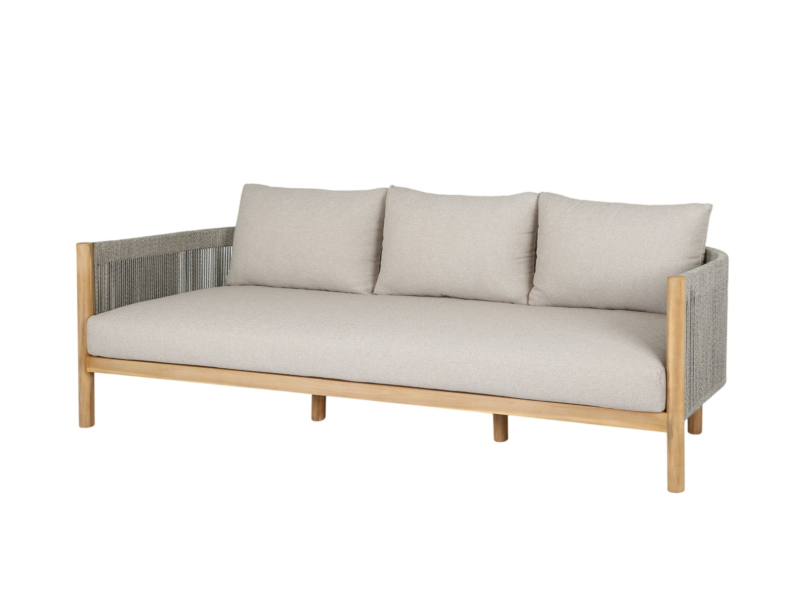 Outdoor Sofa Majorelle 3-Sitzer, 200x78x67 in  präsentiert im Onlineshop von KAQTU Design AG. Lounge Sofa ist von Micadoni