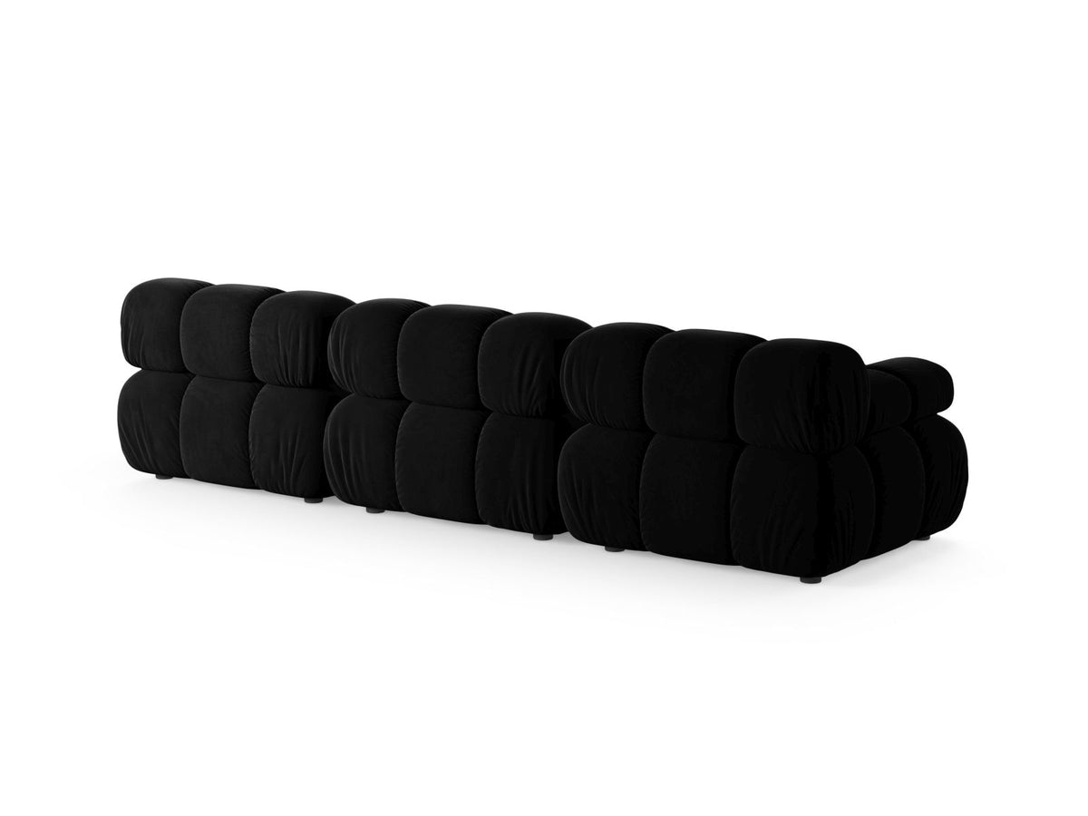 3-Sitzer Modular Sofa Bellis in Black-Venus präsentiert im Onlineshop von KAQTU Design AG. 3er Sofa ist von Micadoni