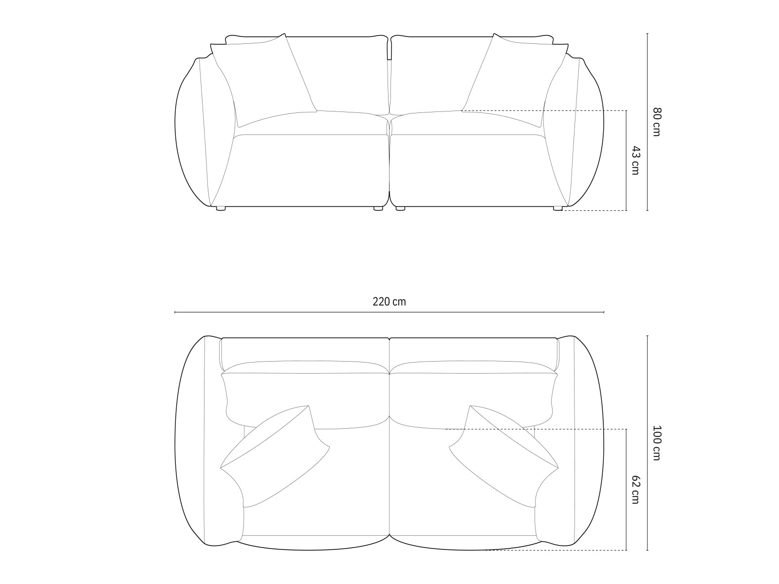 Elegantes 3-Sitzer Sofa "Chris" in zartem Hellgrün, perfekt für zeitgemäße Interiors. Bietet hohen Komfort und flexible Gestaltung.