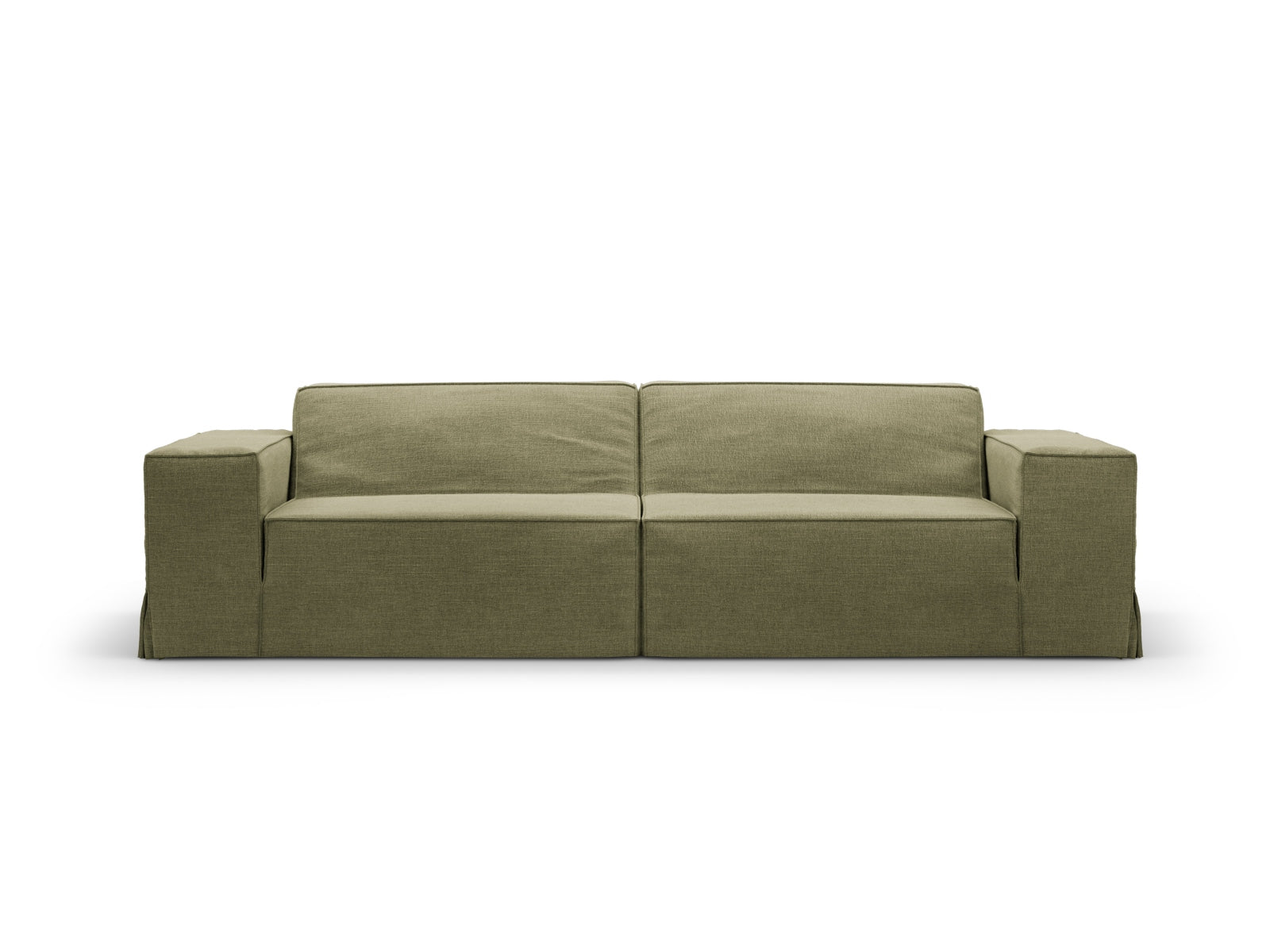 Jodie Modular Sofa 3 Sitzer in Light Green präsentiert im Onlineshop von KAQTU Design AG. Modulares Sofa ist von Micadoni