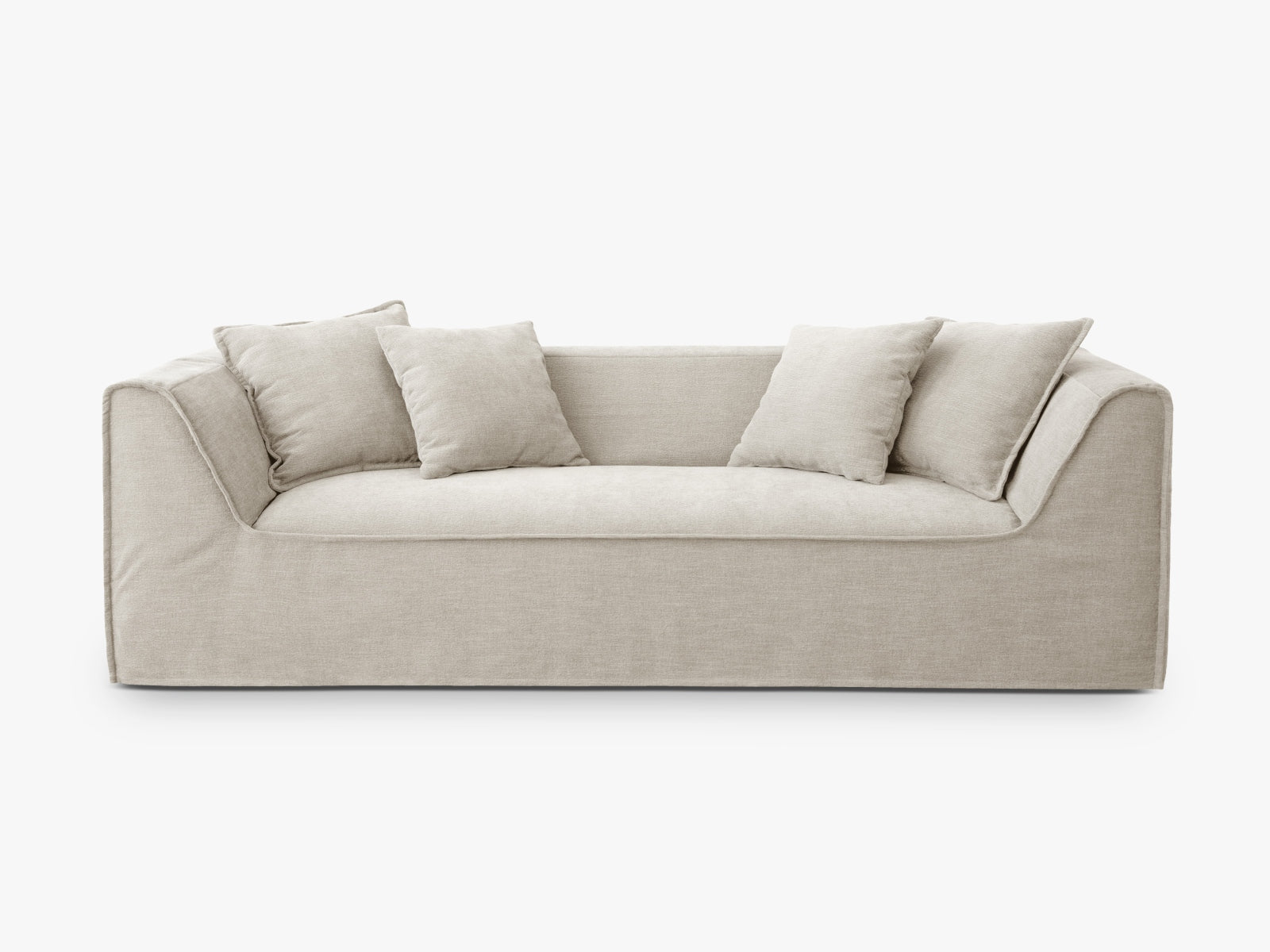 Milton Sofa 3 Sitzer in Natural präsentiert im Onlineshop von KAQTU Design AG. Sofa ist von Micadoni