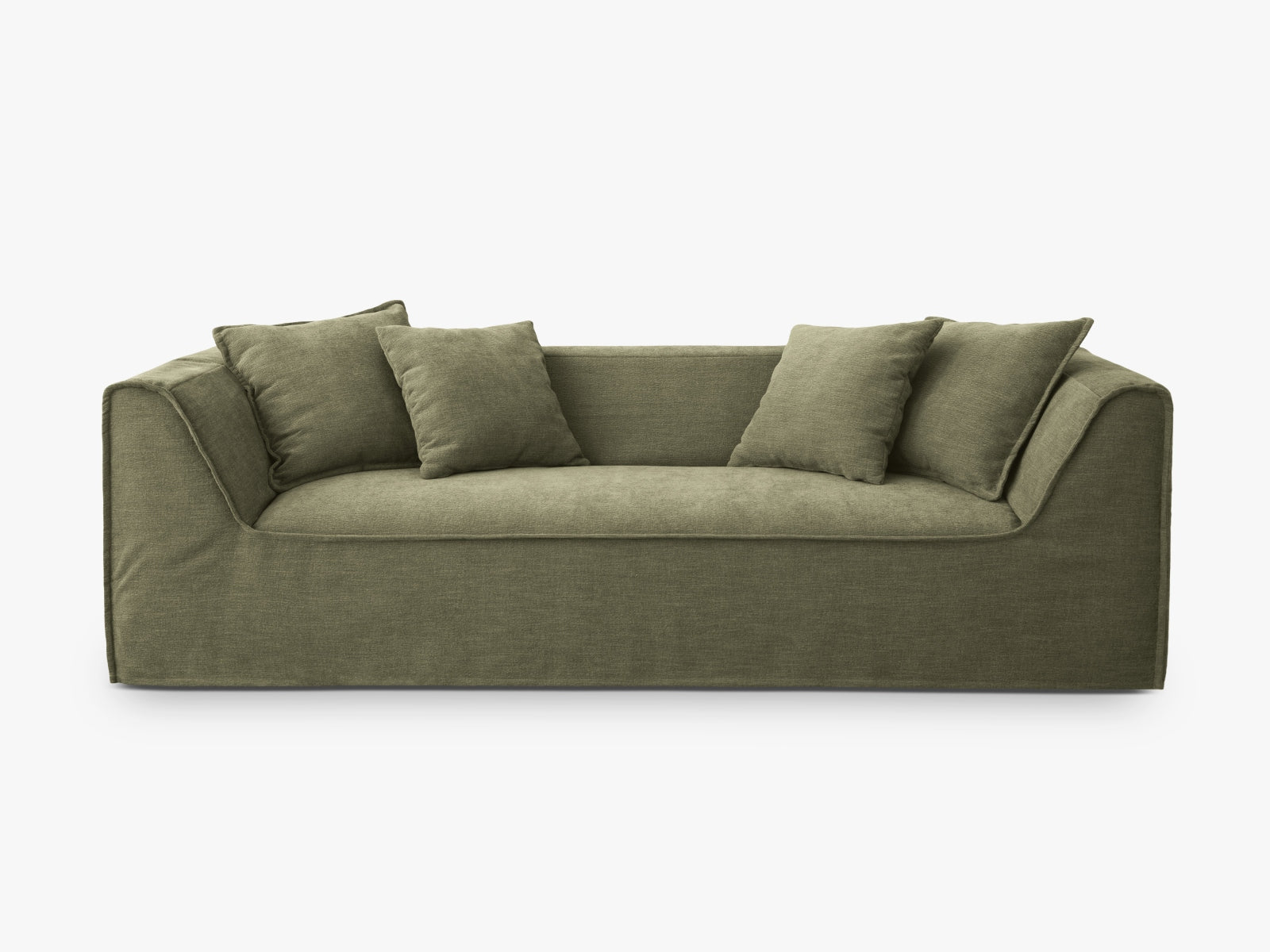 Milton Sofa 3 Sitzer in Light Green präsentiert im Onlineshop von KAQTU Design AG. Sofa ist von Micadoni