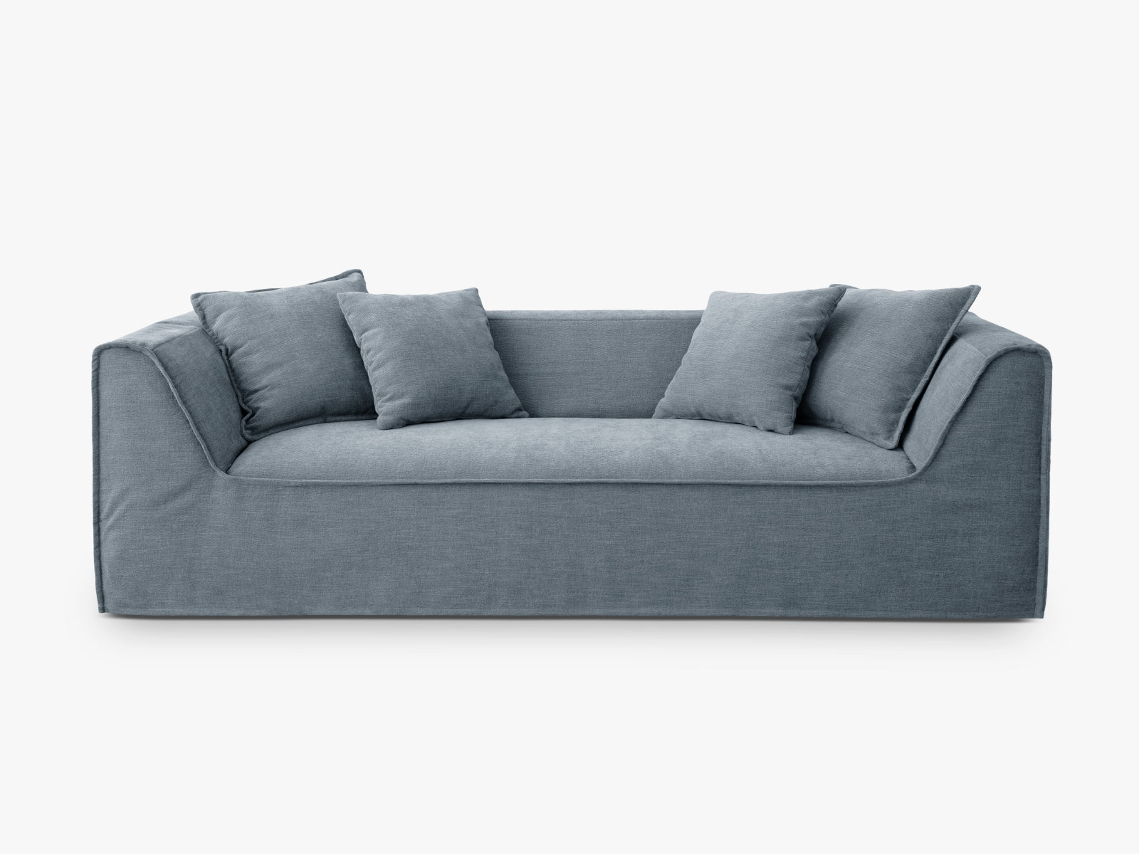 Milton Sofa 3 Sitzer in Muted Blue präsentiert im Onlineshop von KAQTU Design AG. Sofa ist von Micadoni