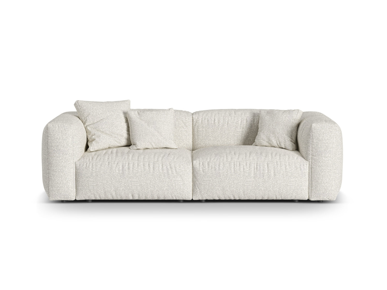Elegantes 3-Sitzer Sofa Martina von Micadoni, perfekt für stilvolle Wohnzimmer, vereint modernes Design mit flexibler Nutzung und Komfort.