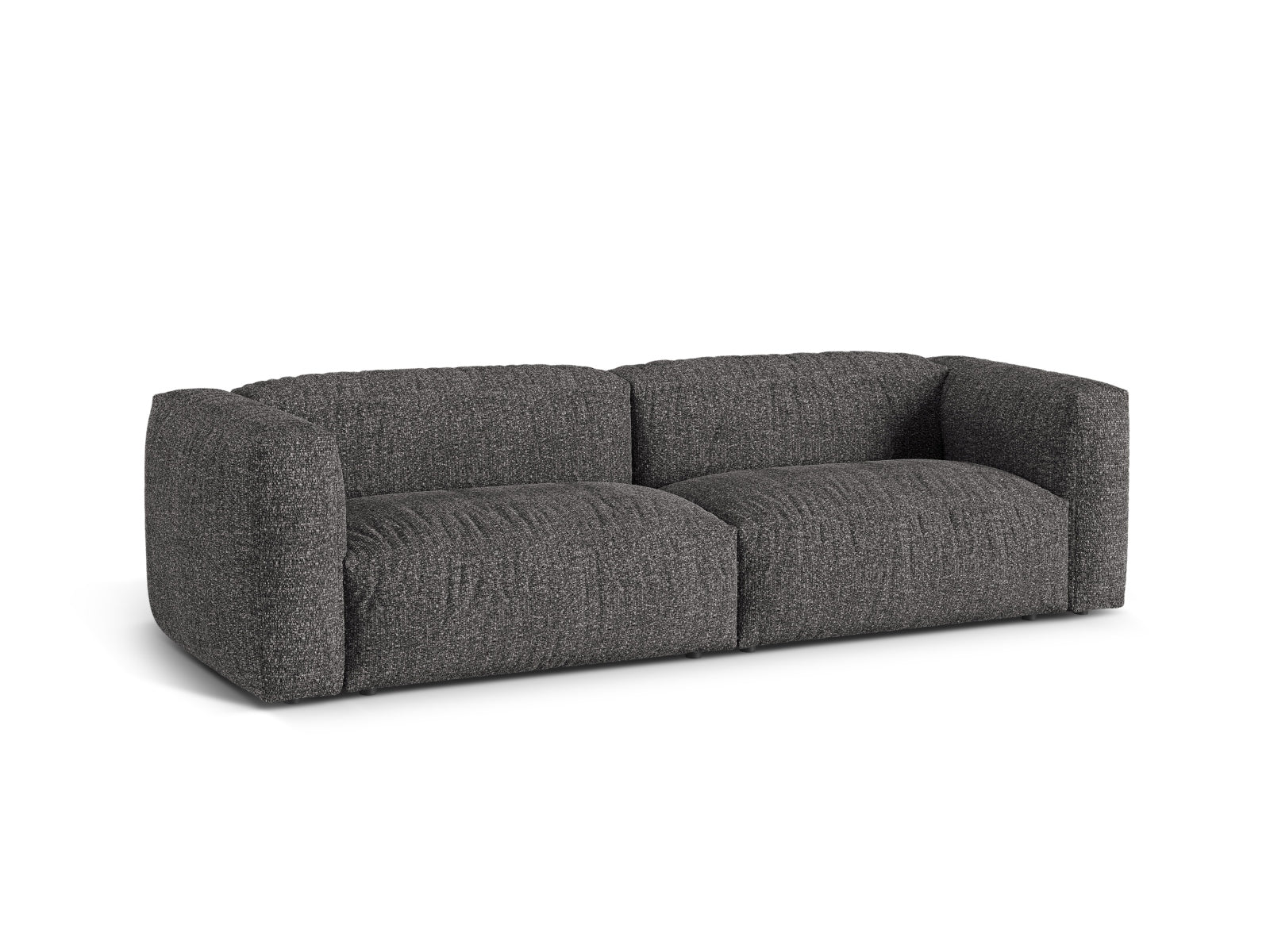 Modulares 3-Sitzer Sofa Martina von Micadoni, ideal für moderne Wohnräume, bietet hohen Sitzkomfort und anpassbare Gestaltungsmöglichkeiten.