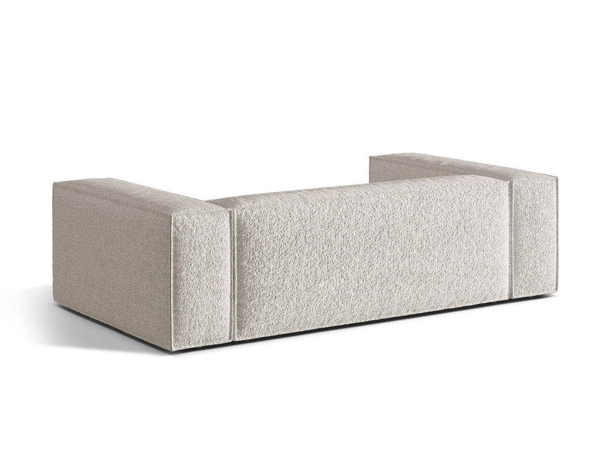 Nuria Sofa 3 Sitzer in Grey Beige Melange-Monet präsentiert im Onlineshop von KAQTU Design AG. 3er Sofa ist von Micadoni
