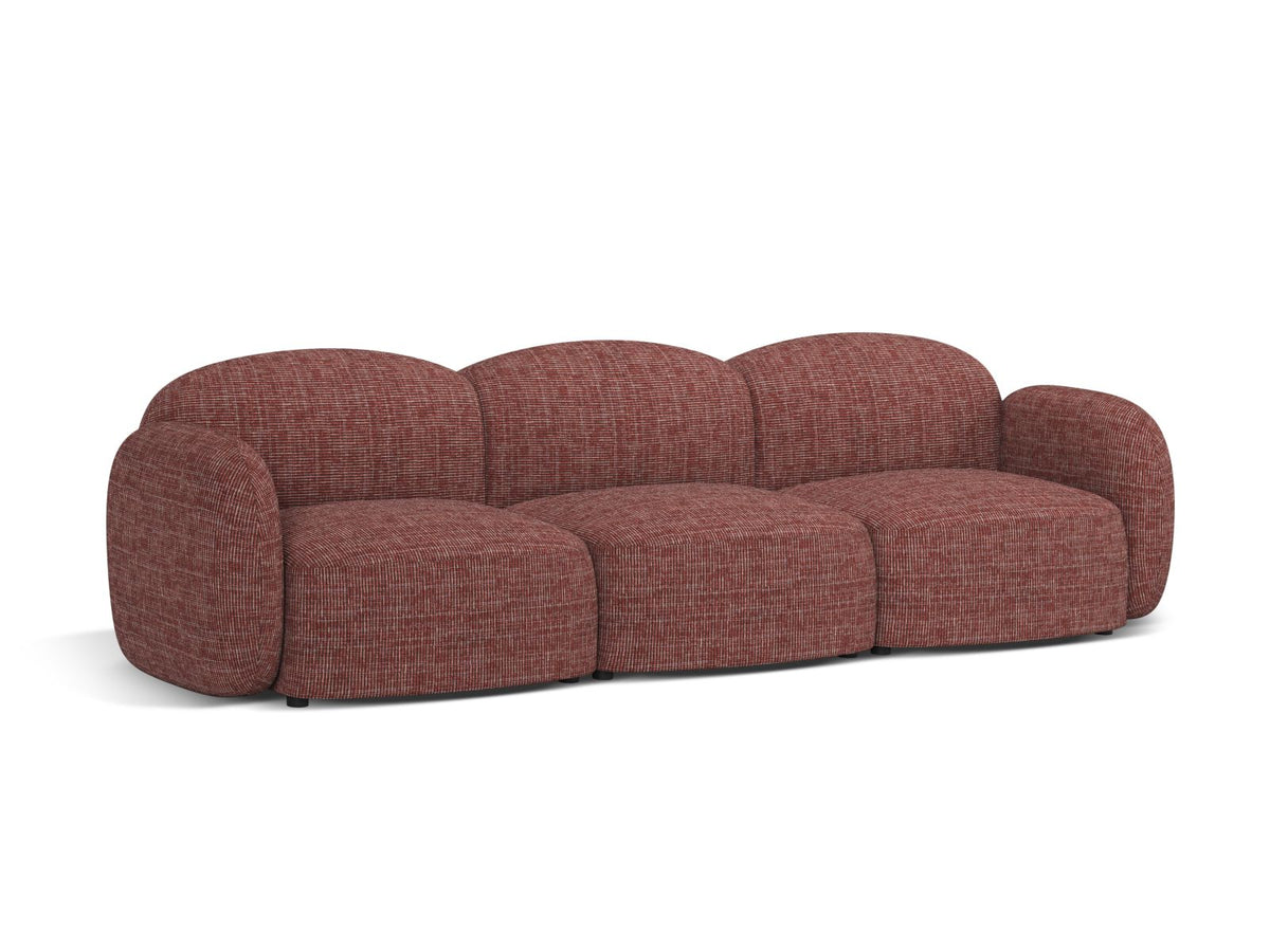3-Sitzer Sofa Blair in Red-Baltimore präsentiert im Onlineshop von KAQTU Design AG. 3er Sofa ist von Micadoni