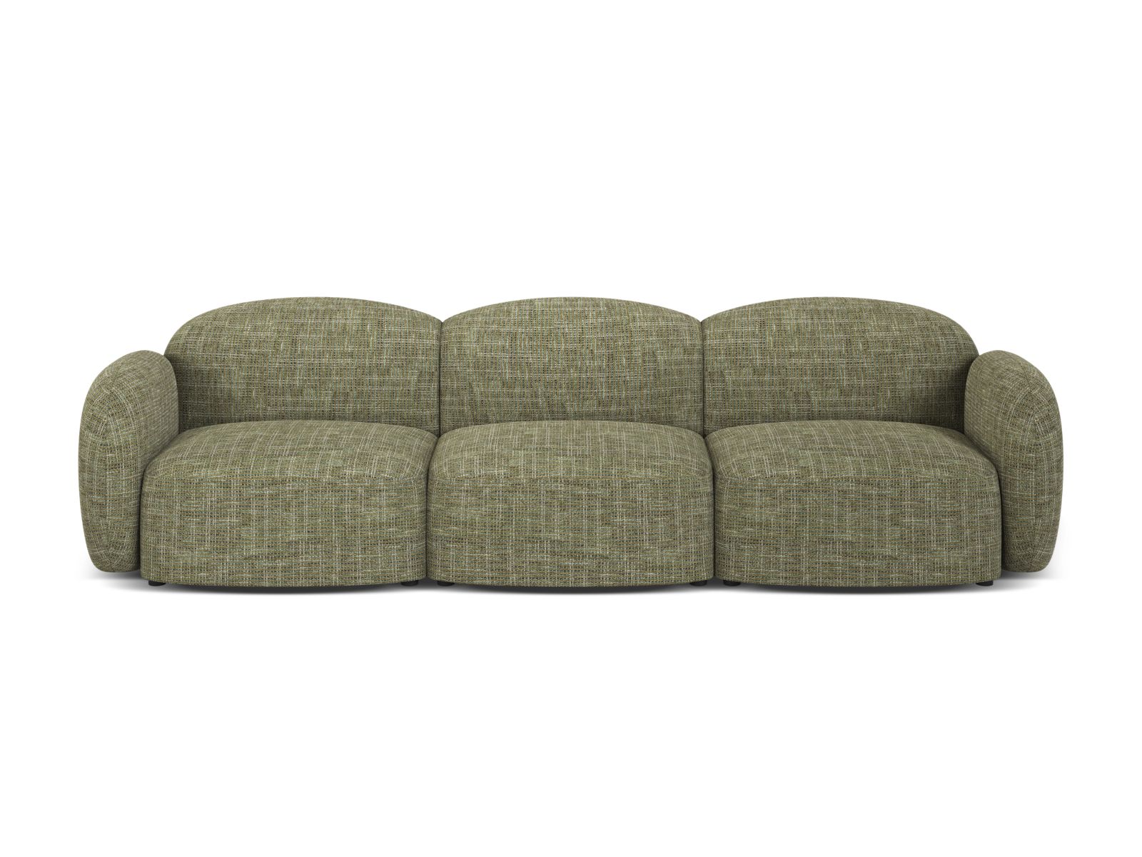 3-Sitzer Sofa Blair in Olive-Baltimore präsentiert im Onlineshop von KAQTU Design AG. 3er Sofa ist von Micadoni