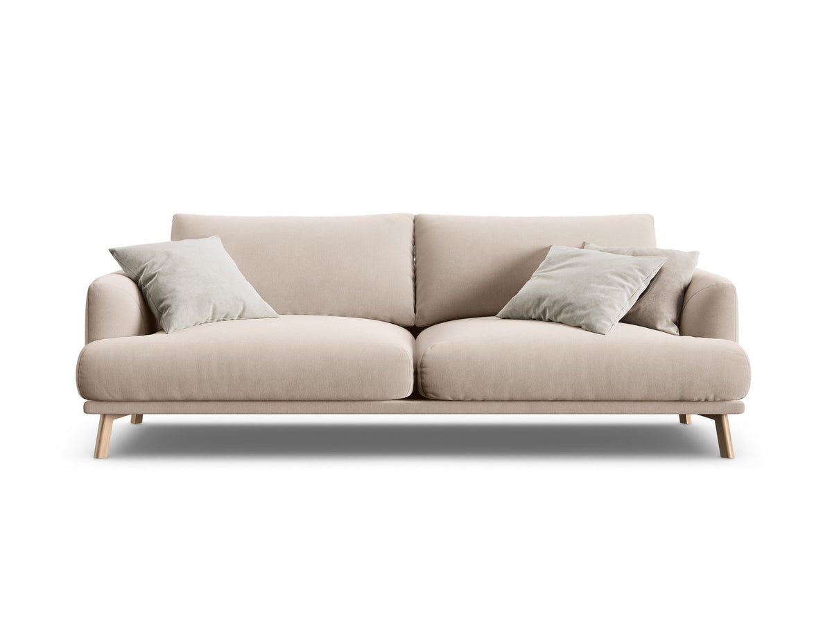 3-Sitzer Sofa Naomi in Beige-Salvador präsentiert im Onlineshop von KAQTU Design AG. 3er Sofa ist von Micadoni