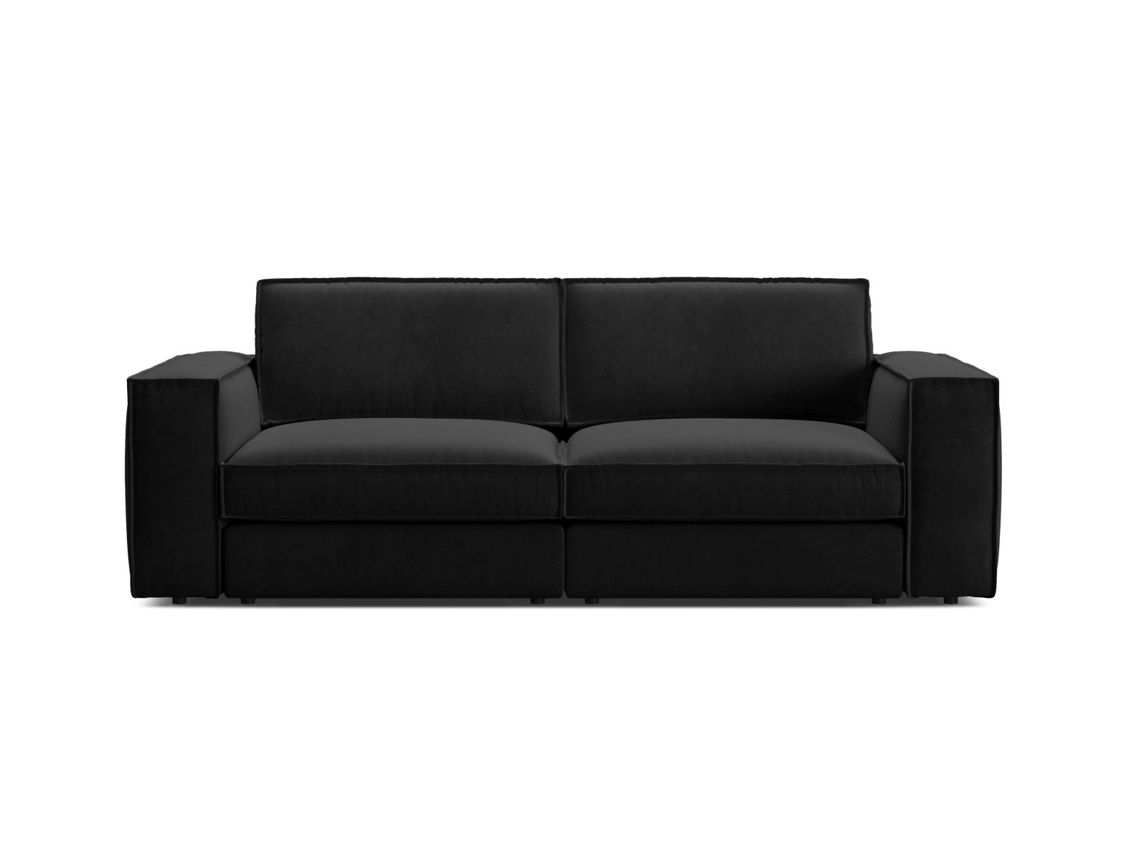 3-Sitzer Modular Sofa Pola in Black-Salvador präsentiert im Onlineshop von KAQTU Design AG. 3er Sofa ist von Micadoni
