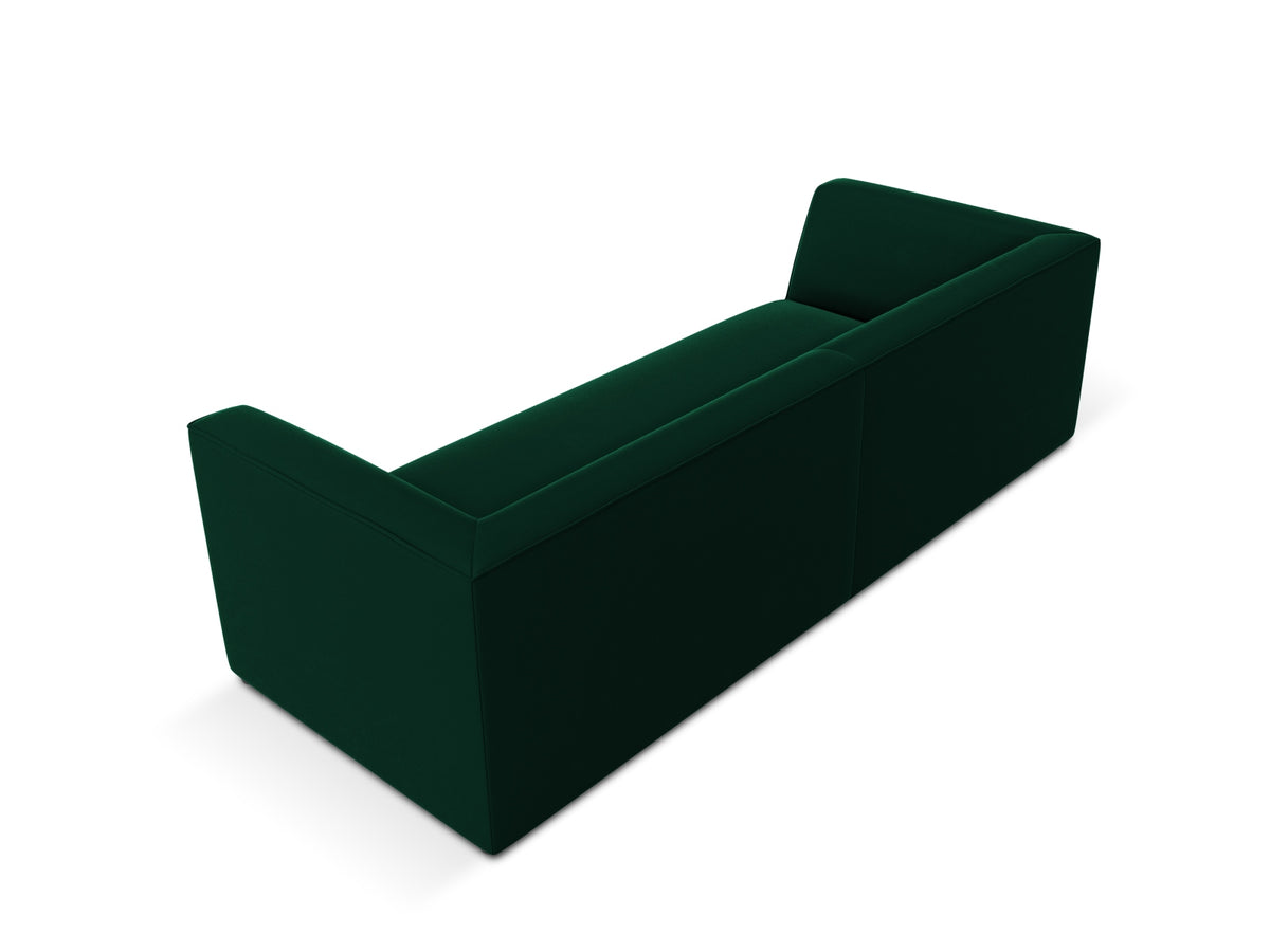 Ruby Velour Sofa 3 Sitzer in Bottle Green-Salvador präsentiert im Onlineshop von KAQTU Design AG. 3er Sofa ist von Micadoni