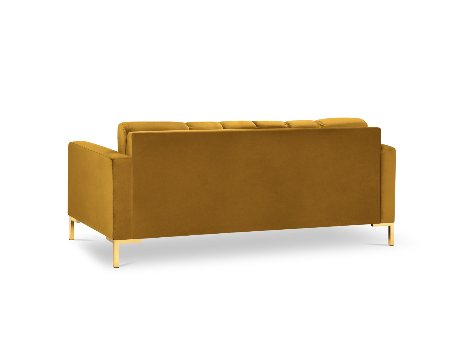 Mamaia Velour Sofa 3 Sitzer in Yellow/Gold präsentiert im Onlineshop von KAQTU Design AG. 3er Sofa ist von Micadoni