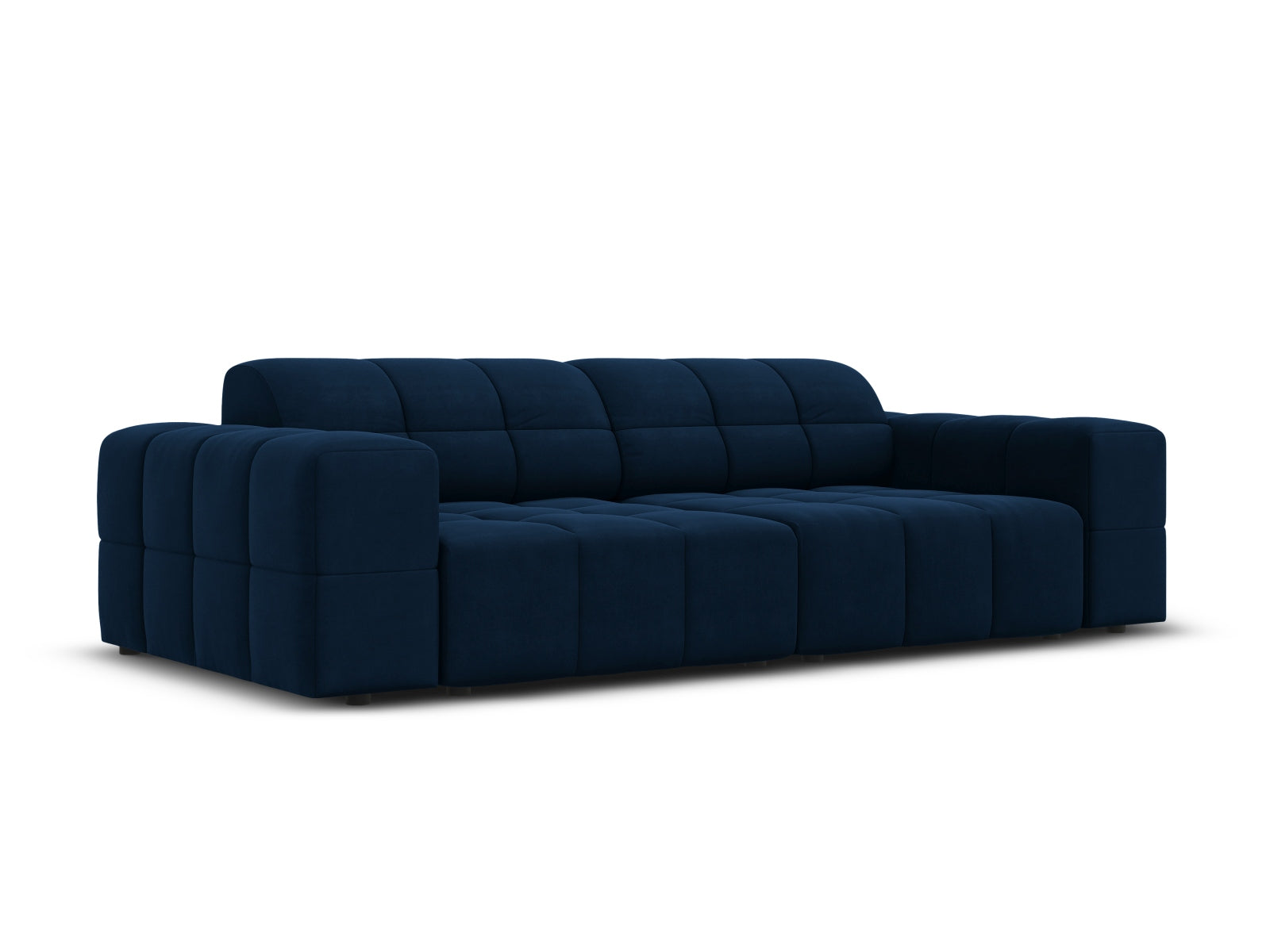 Erleben Sie das Jennifer Velour Sofa 3 Sitzer von Micadoni: Hochwertiger Velours, modernes Design und optimaler Komfort für Ihr Zuhause.