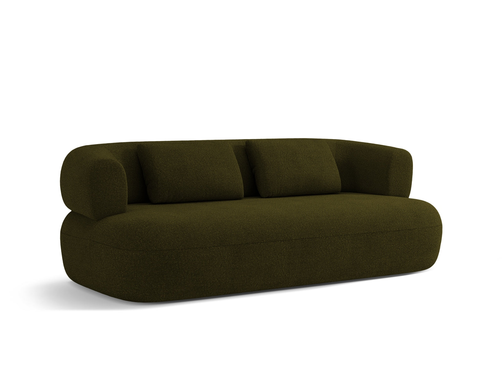Jenny Boucle Sofa 3 Sitzer in Green präsentiert im Onlineshop von KAQTU Design AG. 3er Sofa ist von Micadoni