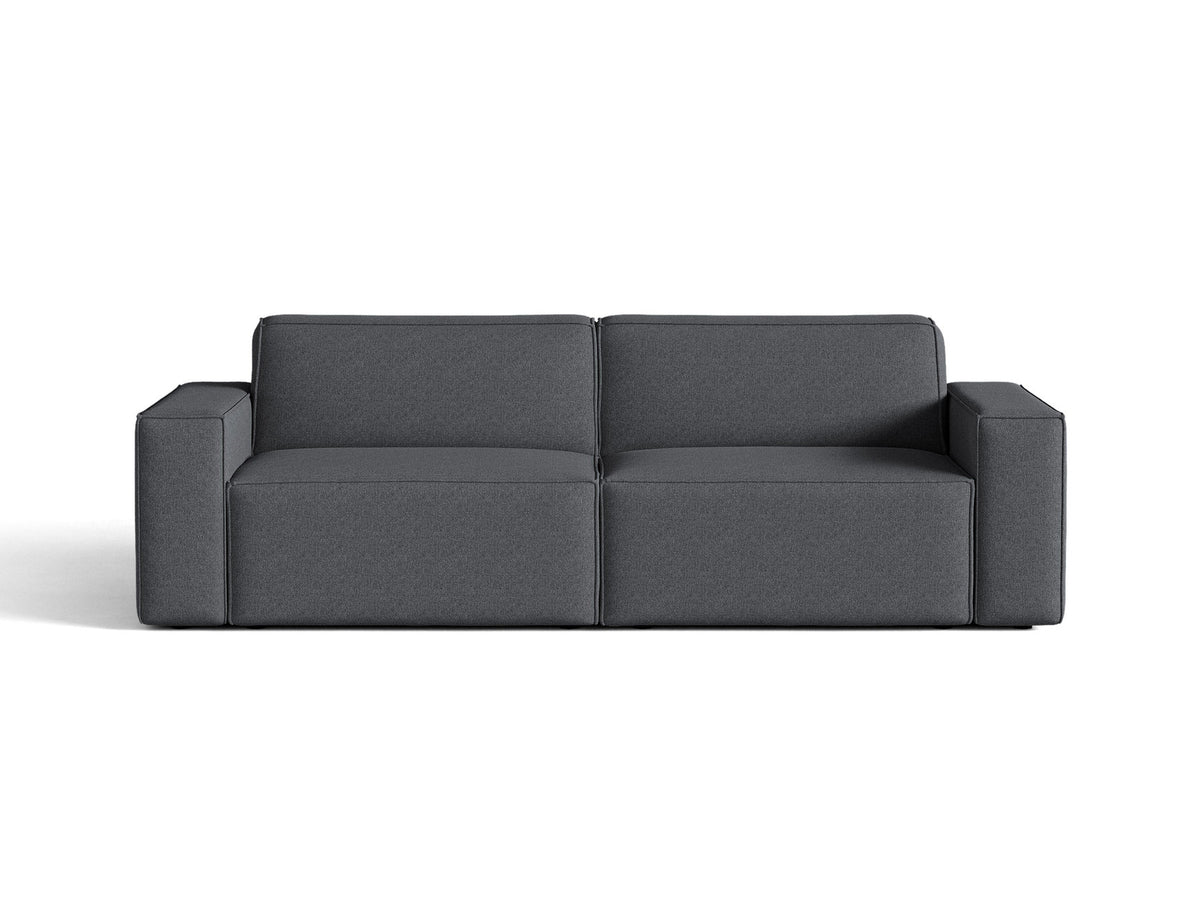 Jodie Modulares Sofa 3 Sitzer in Dark Grey-Megan präsentiert im Onlineshop von KAQTU Design AG. 3er Sofa ist von Micadoni