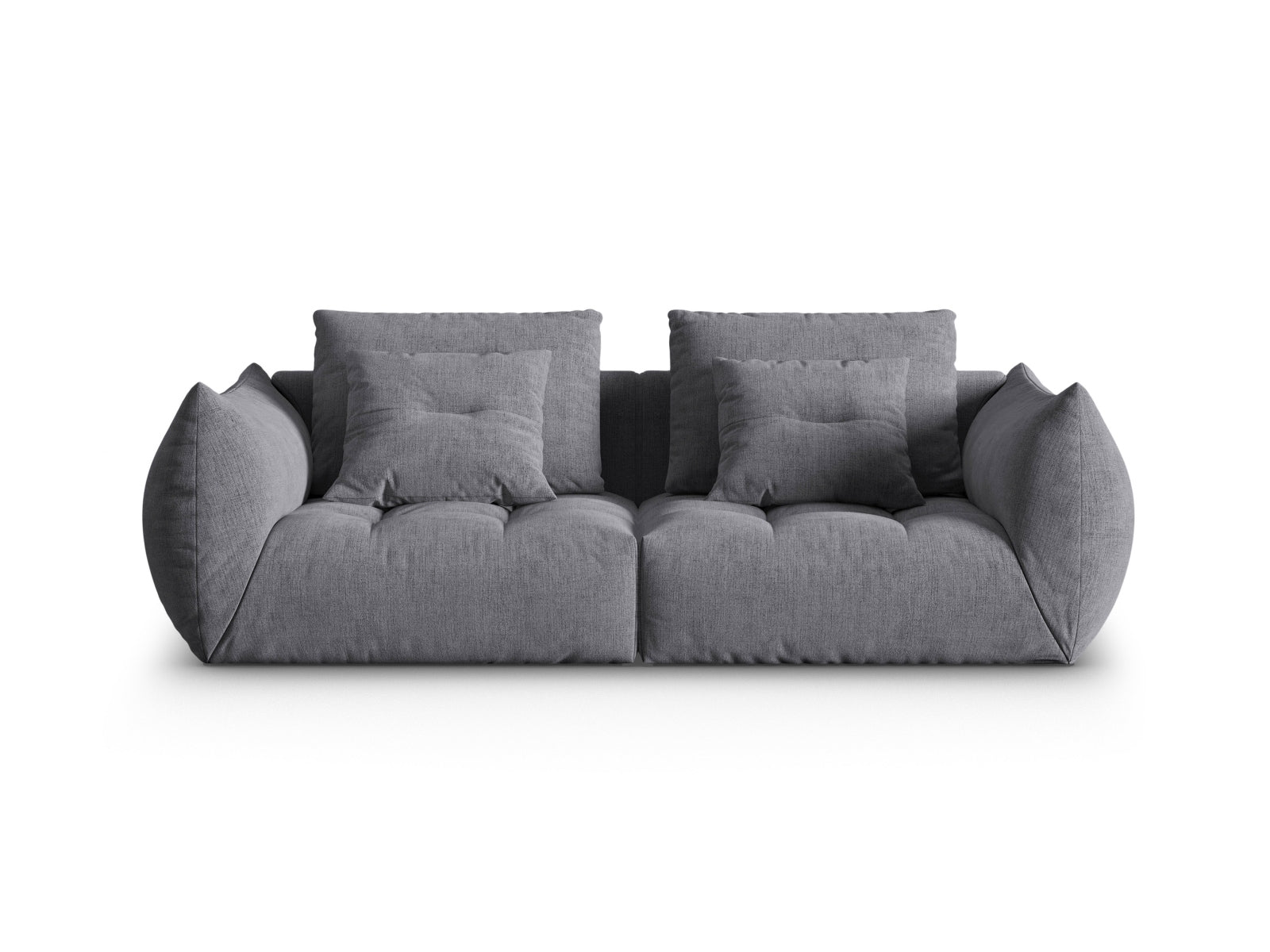 Bloom Modular Sofa 3 Sitzer in Grey präsentiert im Onlineshop von KAQTU Design AG. 3er Sofa ist von Micadoni