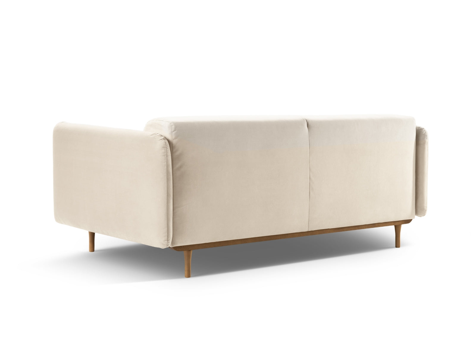 Noomi Velour Sofa 3 Sitzer in Beige präsentiert im Onlineshop von KAQTU Design AG. 3er Sofa ist von Micadoni