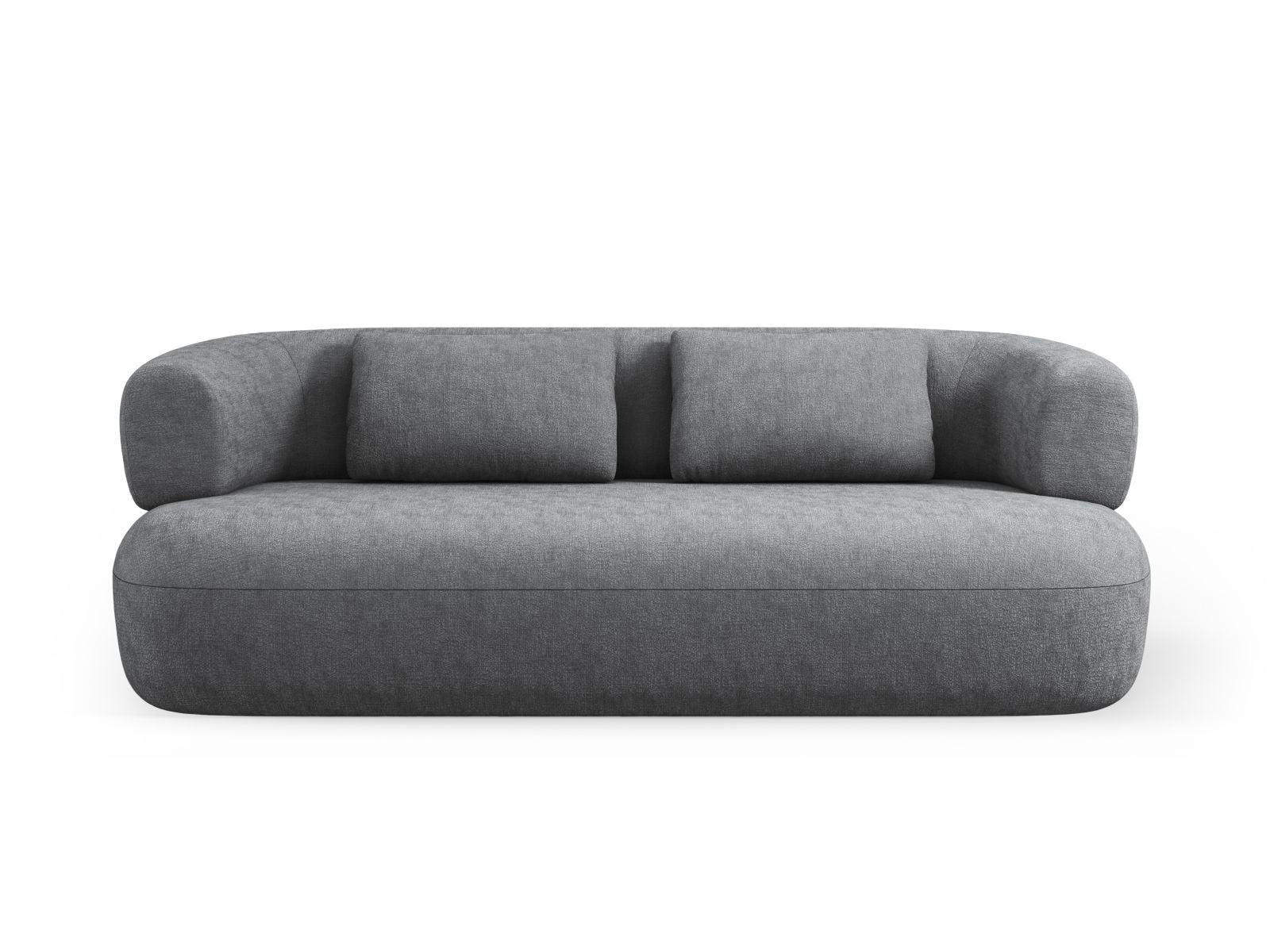 3-Sitzer Sofa Jenny in Dark Grey-Perfect Harmony präsentiert im Onlineshop von KAQTU Design AG. 3er Sofa ist von Micadoni