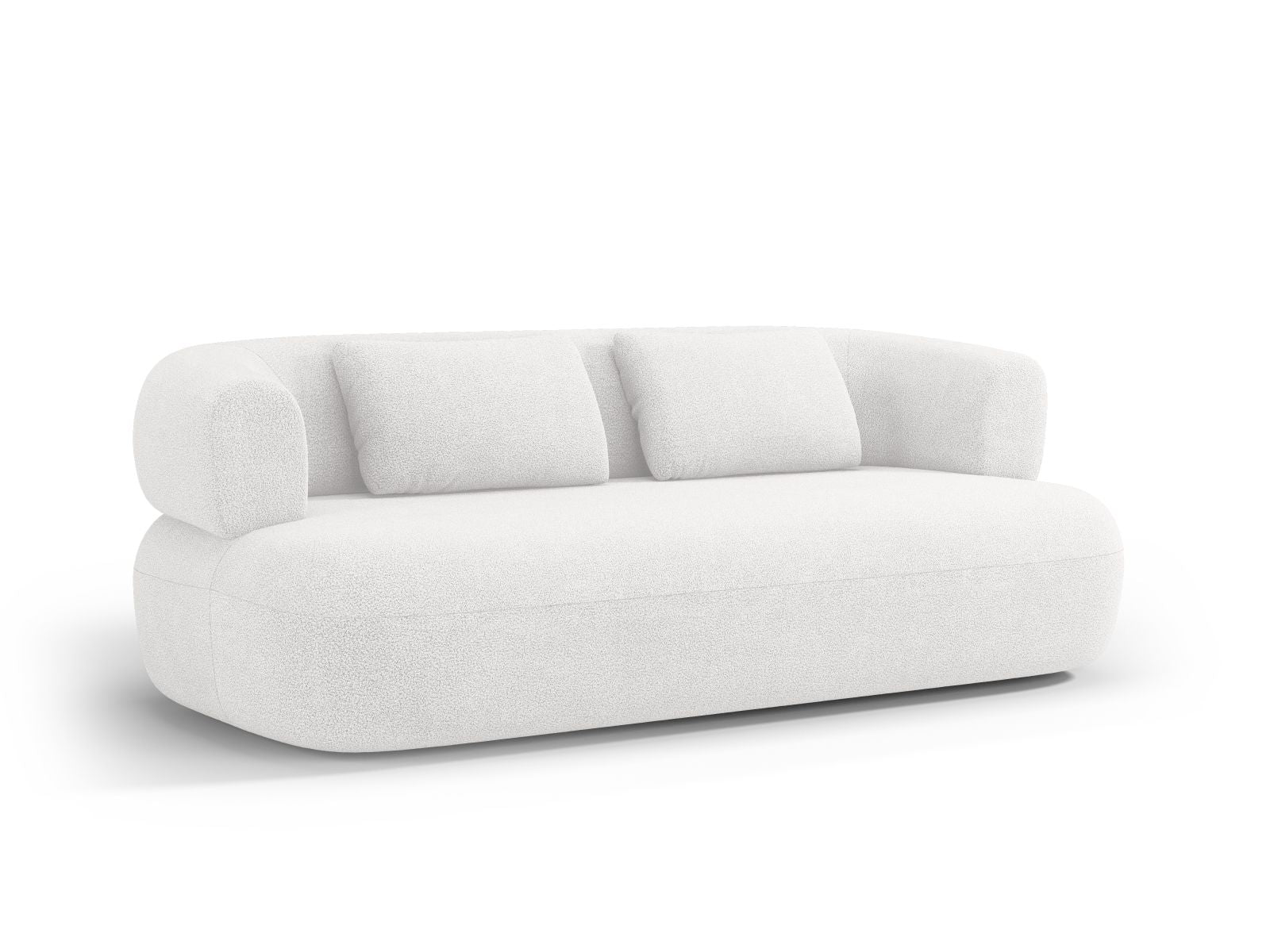 Elegantes 3-Sitzer Sofa Jenny in sanftem Ivory, ideal für stilvolle Wohnräume. Hochwertige Verarbeitung von Micadoni.