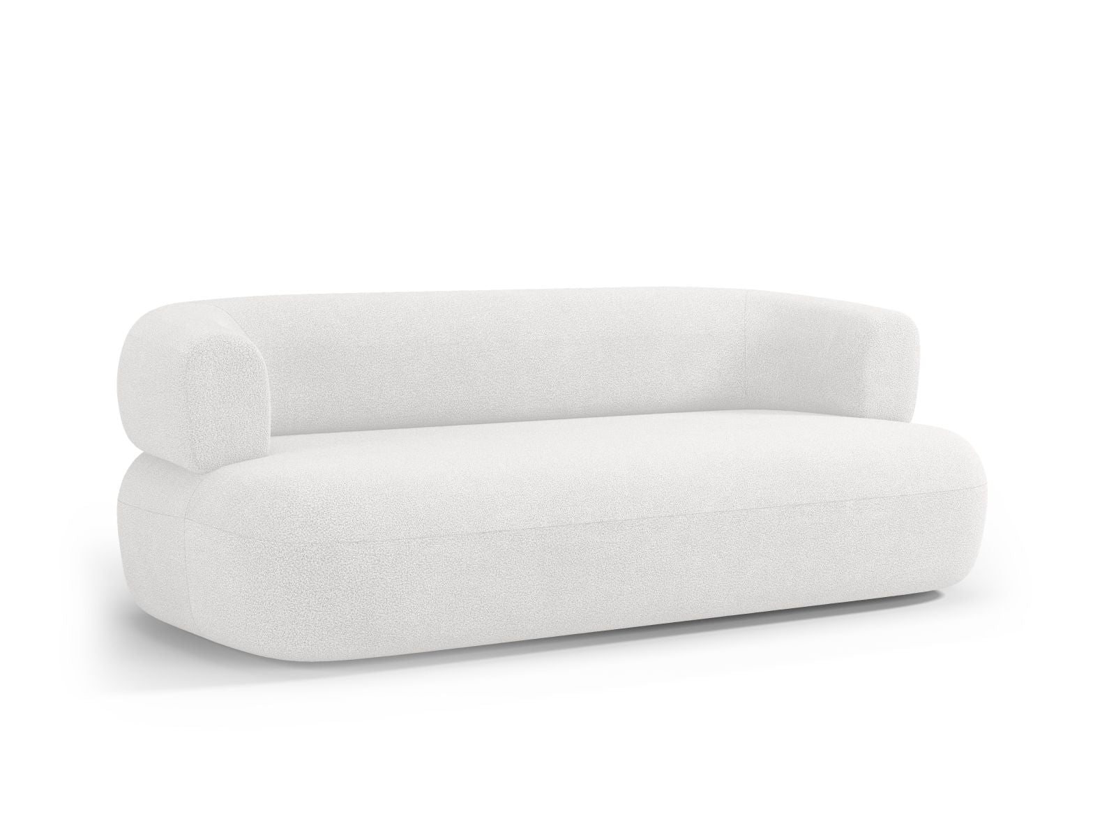 Elegantes 3-Sitzer Sofa Jenny in sanftem Ivory, ideal für stilvolle Wohnräume. Bequem und modern, gefertigt von Micadoni.