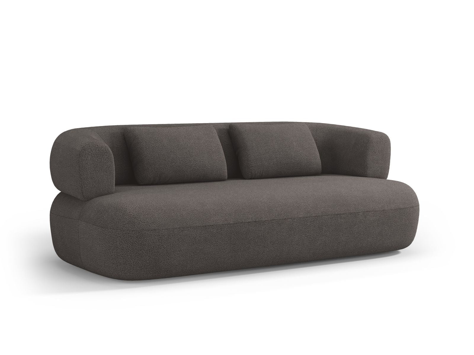 Elegantes 3-Sitzer Sofa Jenny in stilvollem Grau, ideal für moderne Wohnräume, erhältlich bei KAQTU Design AG.