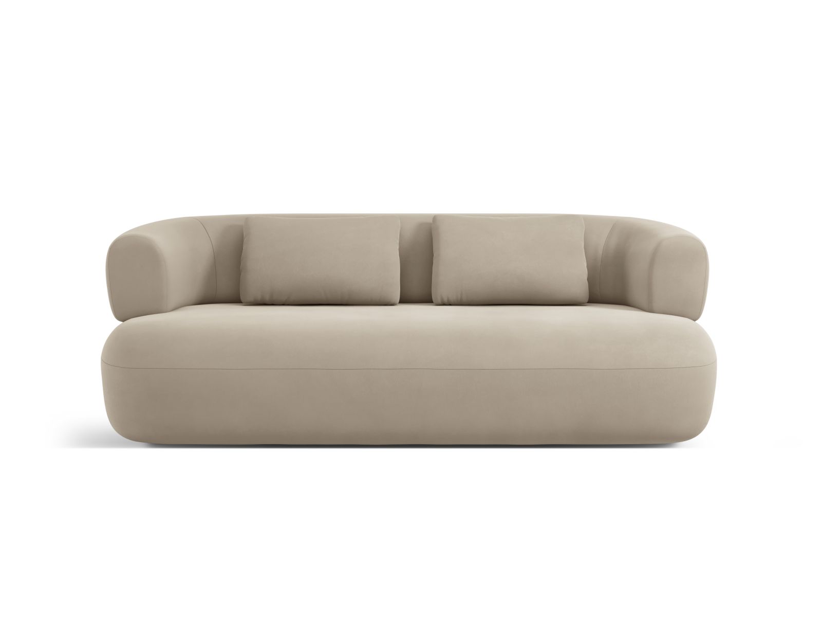 3-Sitzer Sofa Jenny in Beige-Salvador präsentiert im Onlineshop von KAQTU Design AG. 3er Sofa ist von Micadoni