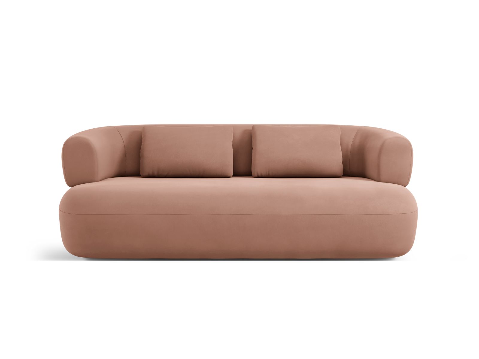 3-Sitzer Sofa Jenny in Terracotta-Salvador präsentiert im Onlineshop von KAQTU Design AG. 3er Sofa ist von Micadoni