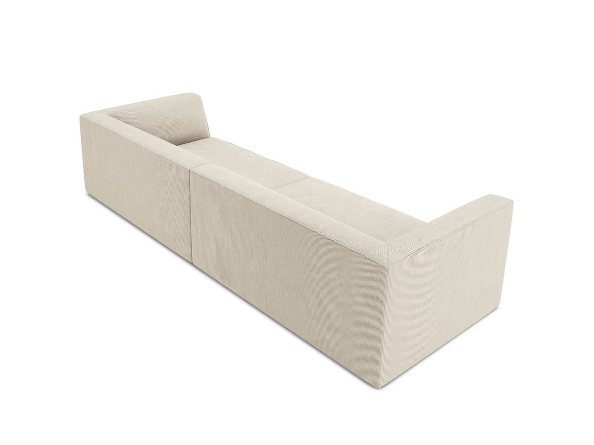 Ruby Sofa 4 Sitzer in Light Beige-Scala präsentiert im Onlineshop von KAQTU Design AG. 4er Sofa ist von Micadoni