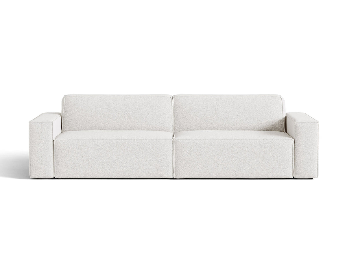 Jodie Boucle modulares Sofa 4 Sitzer in White-Baloo präsentiert im Onlineshop von KAQTU Design AG. 4er Sofa ist von Micadoni