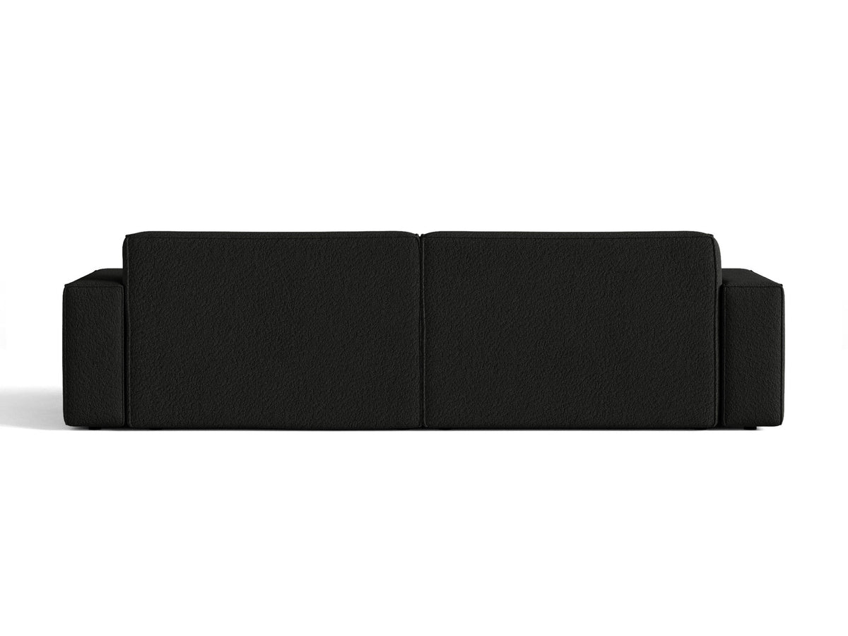 Jodie Boucle modulares Sofa 4 Sitzer in Black-Baloo präsentiert im Onlineshop von KAQTU Design AG. 4er Sofa ist von Micadoni
