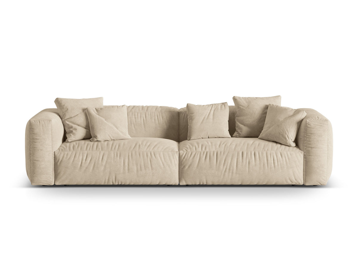Martina Modulares Sofa 4 Sitzer in Light Beige-Vogue präsentiert im Onlineshop von KAQTU Design AG. 4er Sofa ist von Micadoni