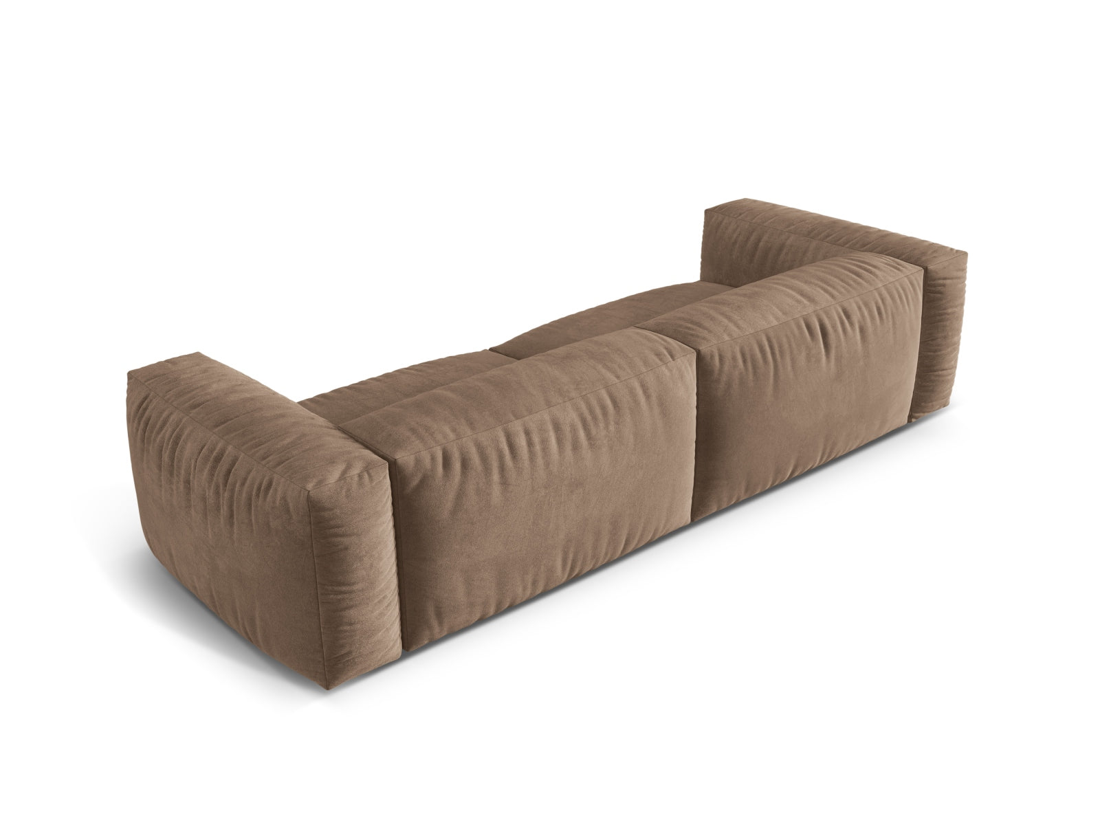 Martina Modulares Sofa 4 Sitzer in Dark Beige präsentiert im Onlineshop von KAQTU Design AG. 3er Sofa ist von Micadoni