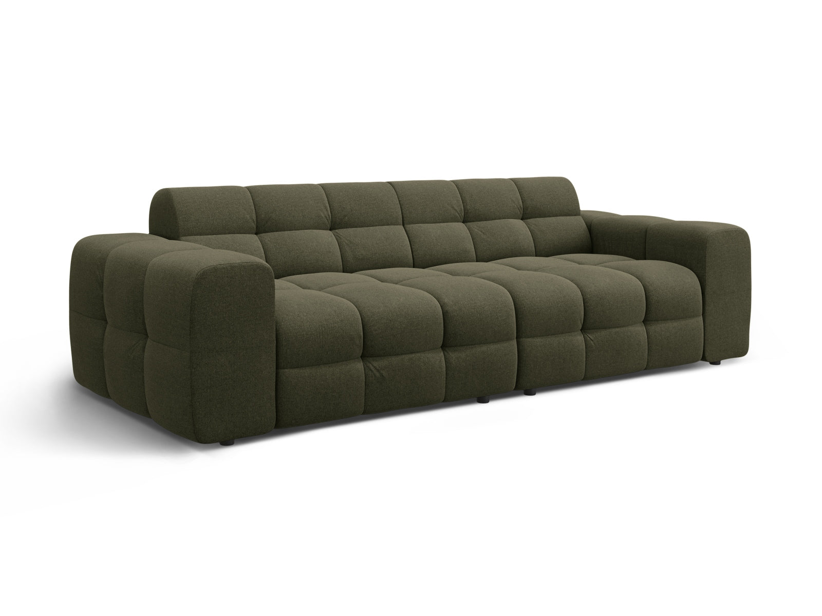 Stilvolles Kendal 4-Sitzer Sofa in Amazon Green von Micadoni, perfekt für gemütliche Abende und moderne Einrichtung.