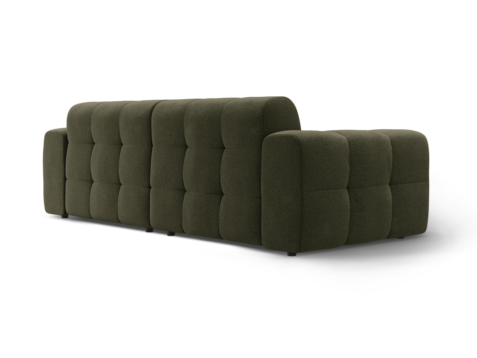 Elegantes Kendal 4-Sitzer Sofa in Amazon Green von Micadoni, ideal für stilvolle Wohnräume und entspannte Stunden mit Freunden.