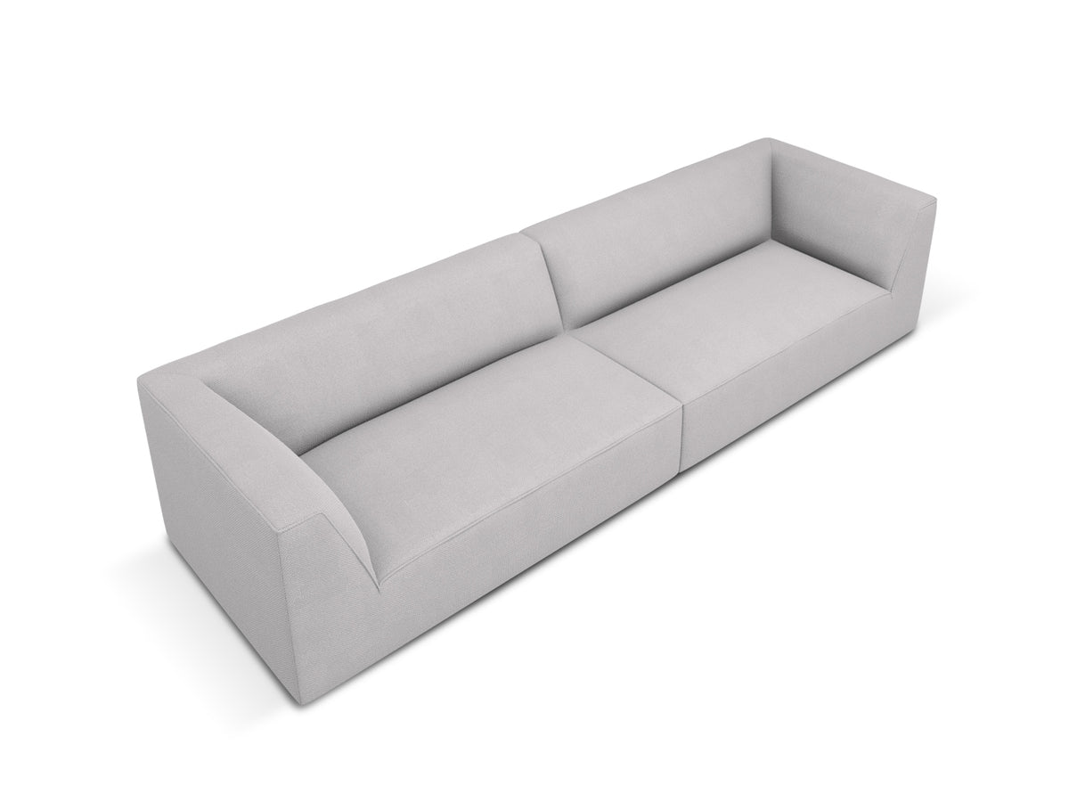Ruby Sofa 4 Sitzer in Light Grey-Ottawa präsentiert im Onlineshop von KAQTU Design AG. 4er Sofa ist von Micadoni