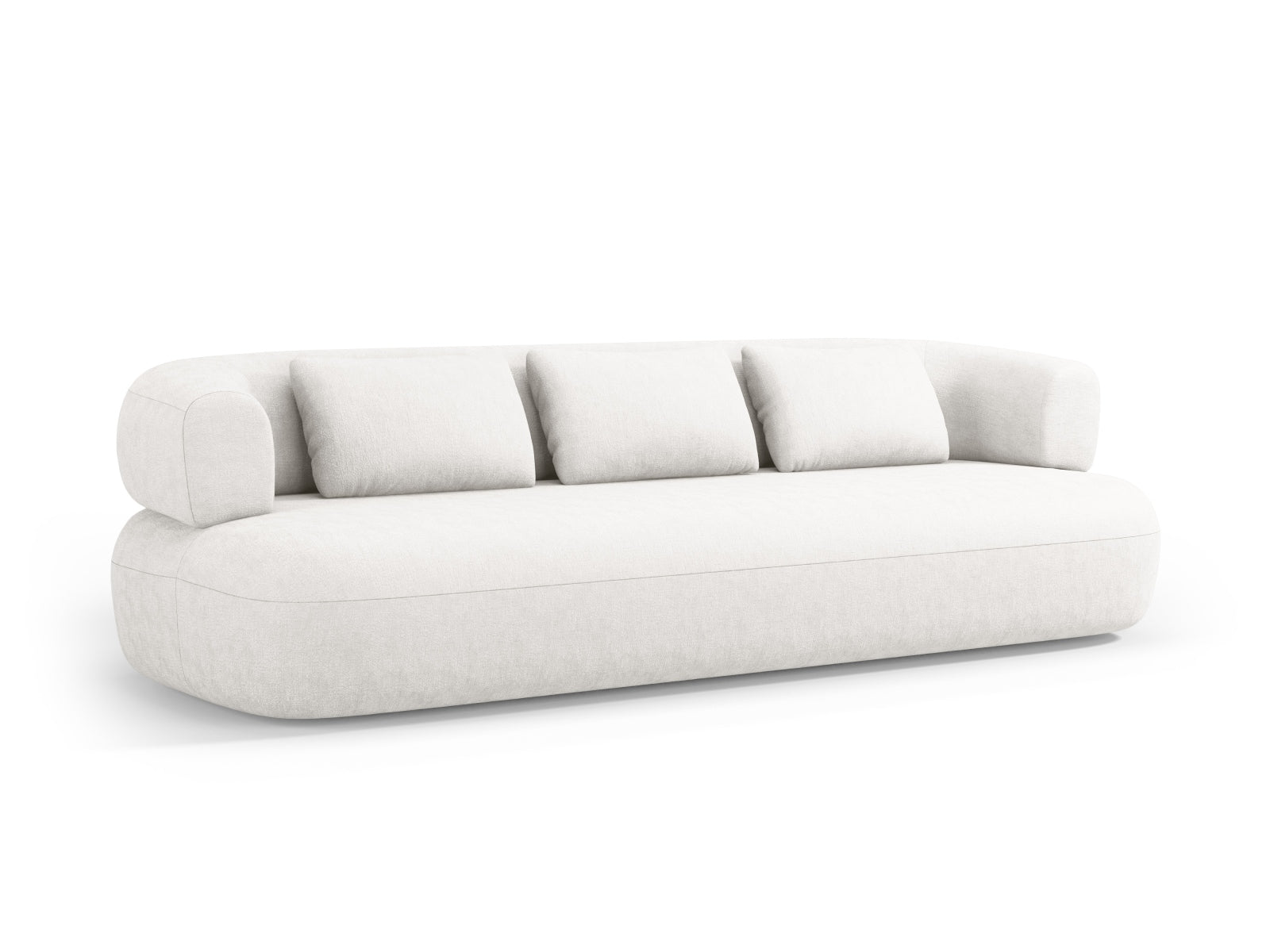 Elegantes Jenny Sofa für 4 Personen in sanftem Beige, ideal für stilvolle Wohnräume. Hochwertige Verarbeitung von Micadoni.