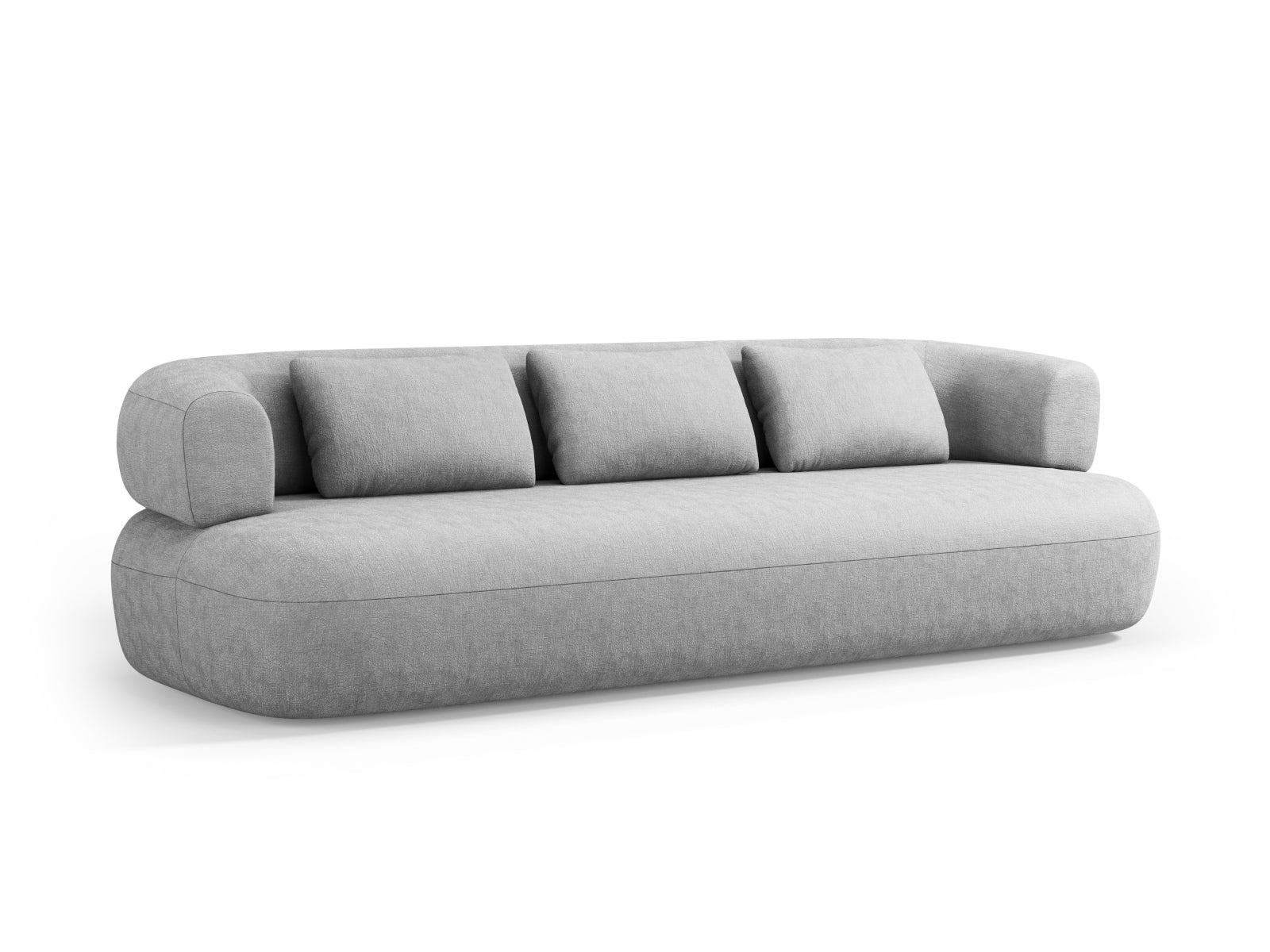 Jenny Sofa 4 Sitzer in Silver präsentiert im Onlineshop von KAQTU Design AG. 4er Sofa ist von Micadoni