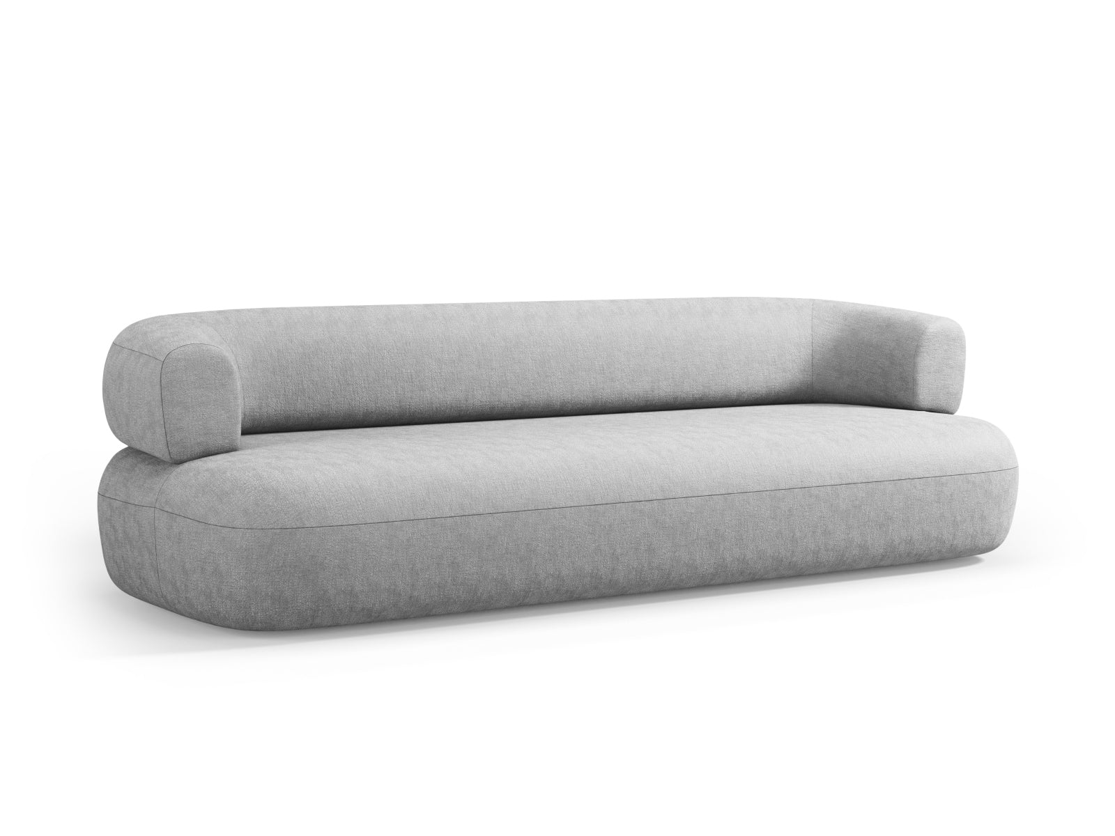 Jenny Sofa 4 Sitzer in Silver präsentiert im Onlineshop von KAQTU Design AG. 4er Sofa ist von Micadoni