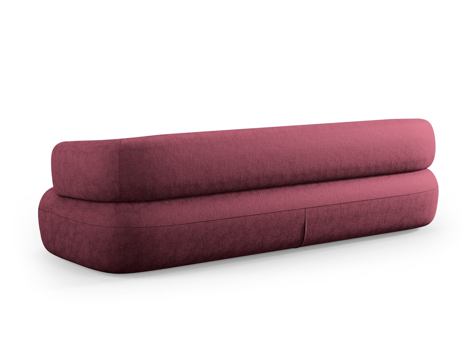 Modernes 4-Sitzer Jenny Sofa in Cherrywood, perfekt für gesellige Abende und stilvolle Wohnräume. Hochwertige Verarbeitung von Micadoni.