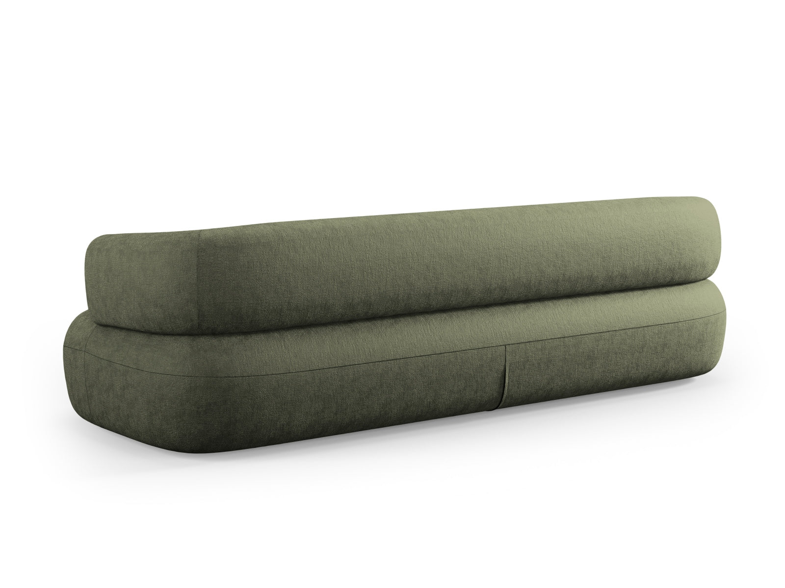 Gemütliches 4-Sitzer Jenny Sofa in ansprechendem Grünton, perfekt für stilvolle Wohnzimmer und entspannte Abende.