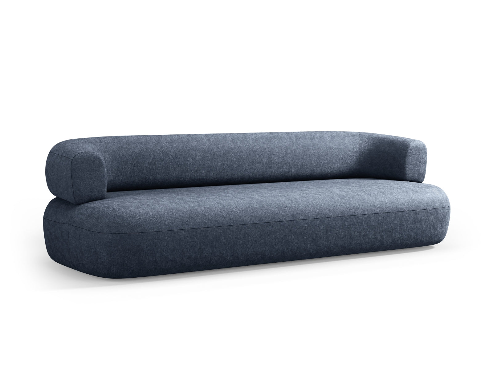 Elegantes 4-Sitzer Sofa Jenny in edlem Blau, ideal für stilvolle Wohnräume und entspannte Stunden. Hochwertige Verarbeitung von Micadoni.