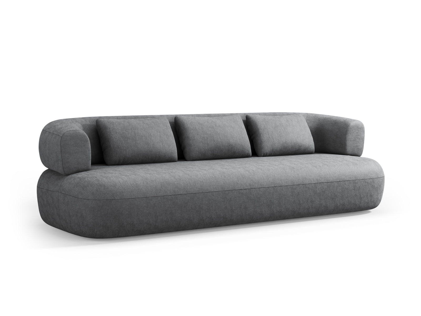 Jenny Sofa 4 Sitzer in Dark Grey präsentiert im Onlineshop von KAQTU Design AG. 4er Sofa ist von Micadoni